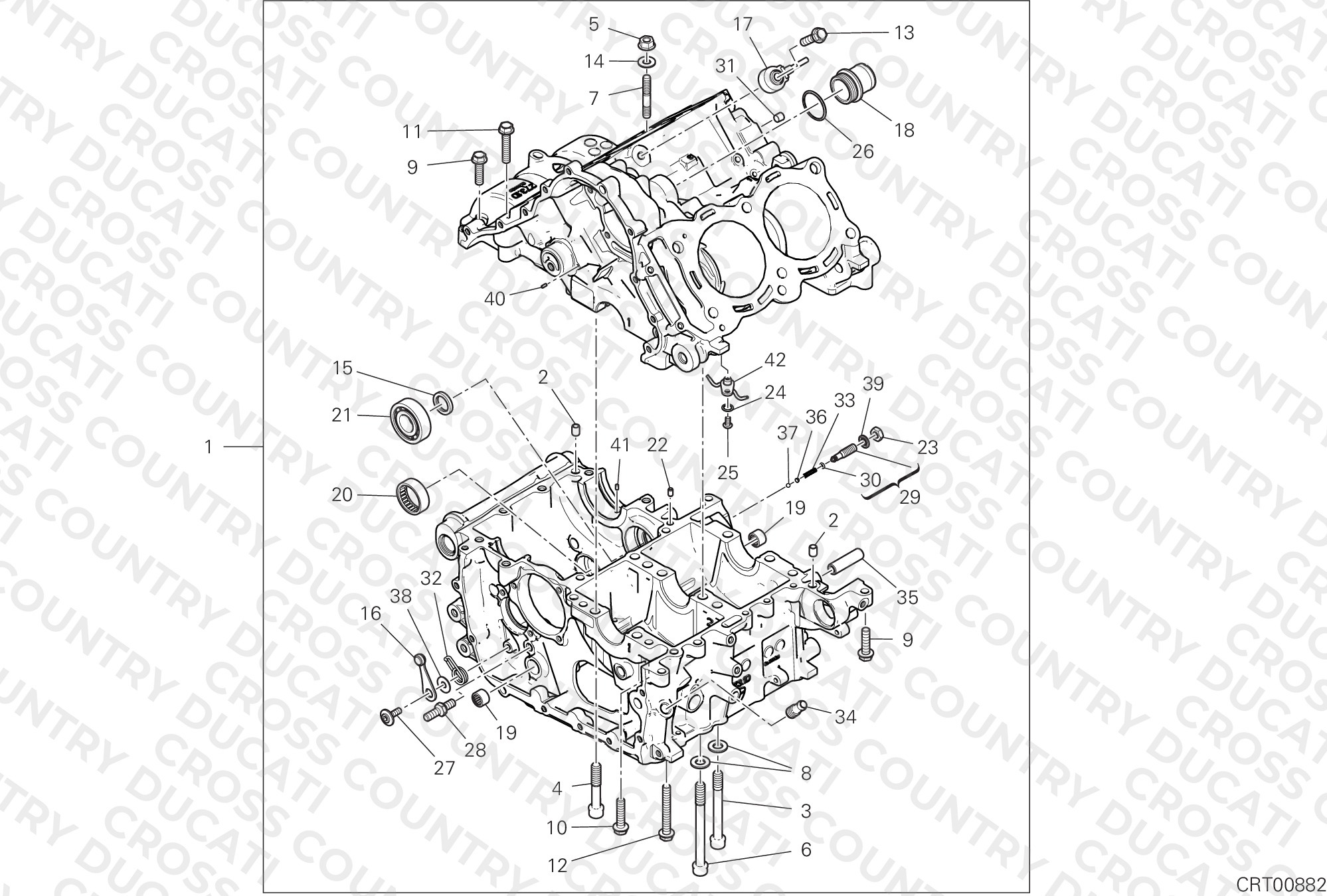 Half-Crankcases Pair