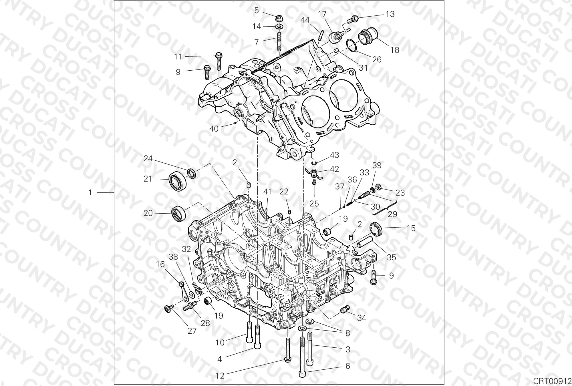 Half-Crankcases Pair