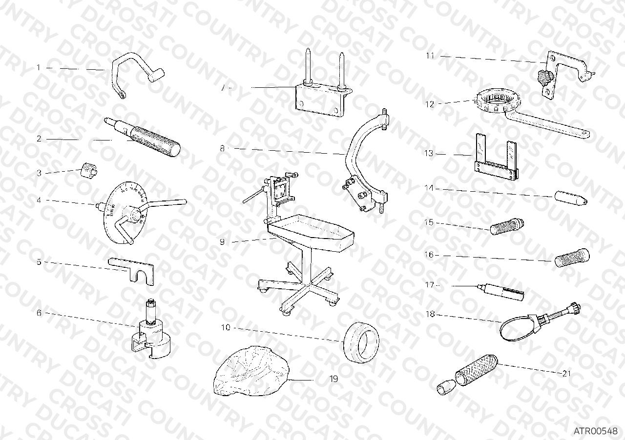 Workshop Service Tools, Engine I