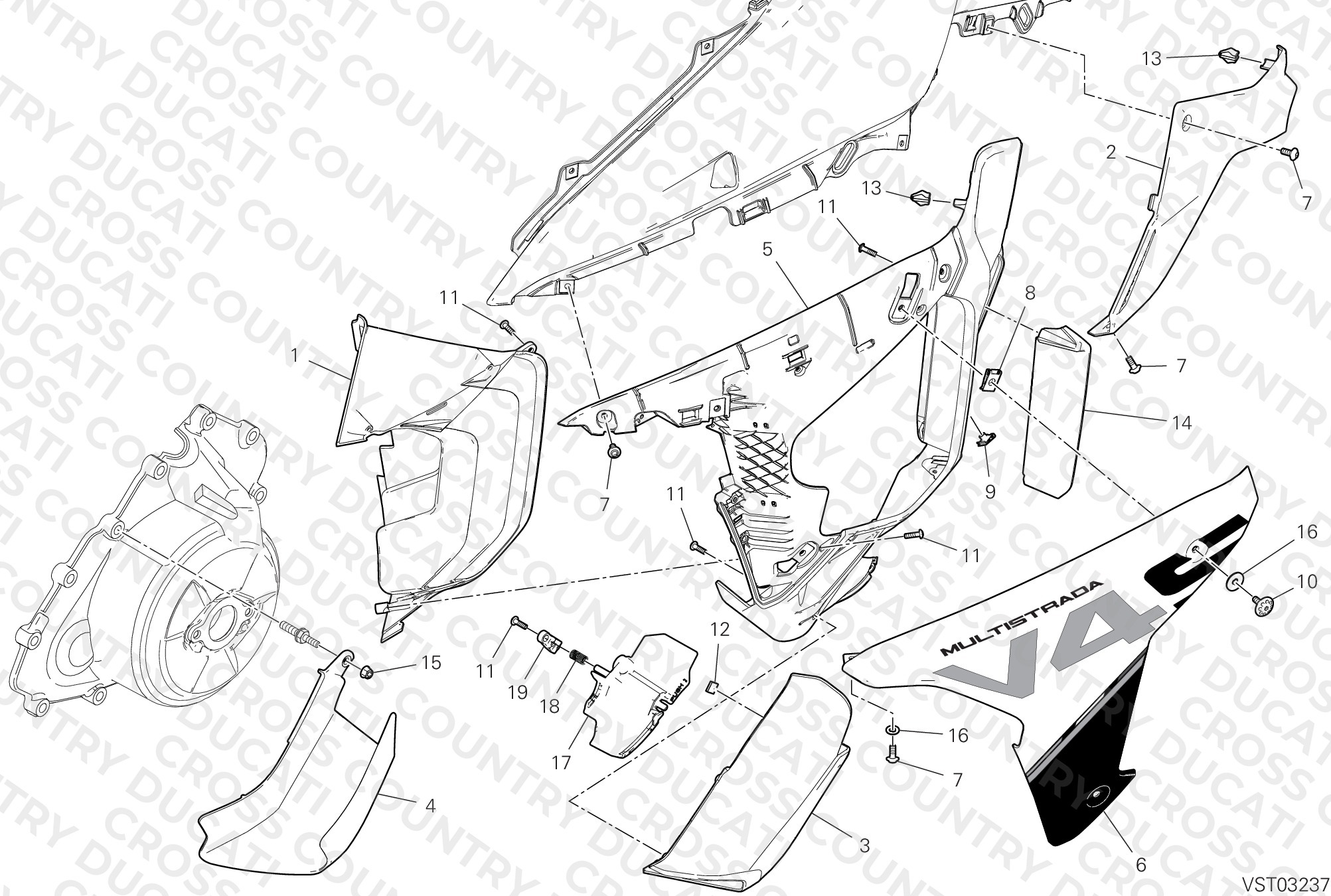 Cover , Frame Lh
