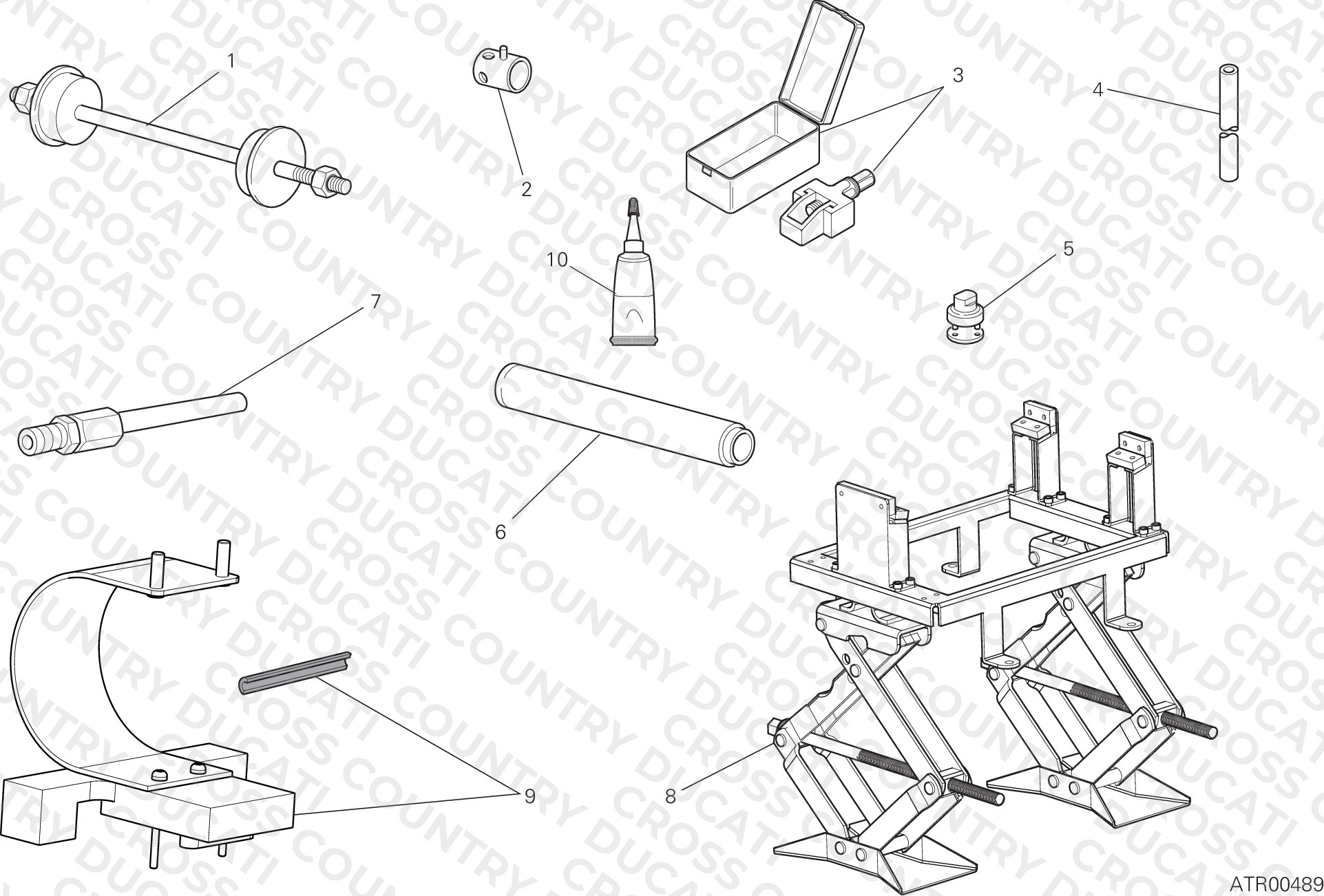Workshop Service Tools, Frame