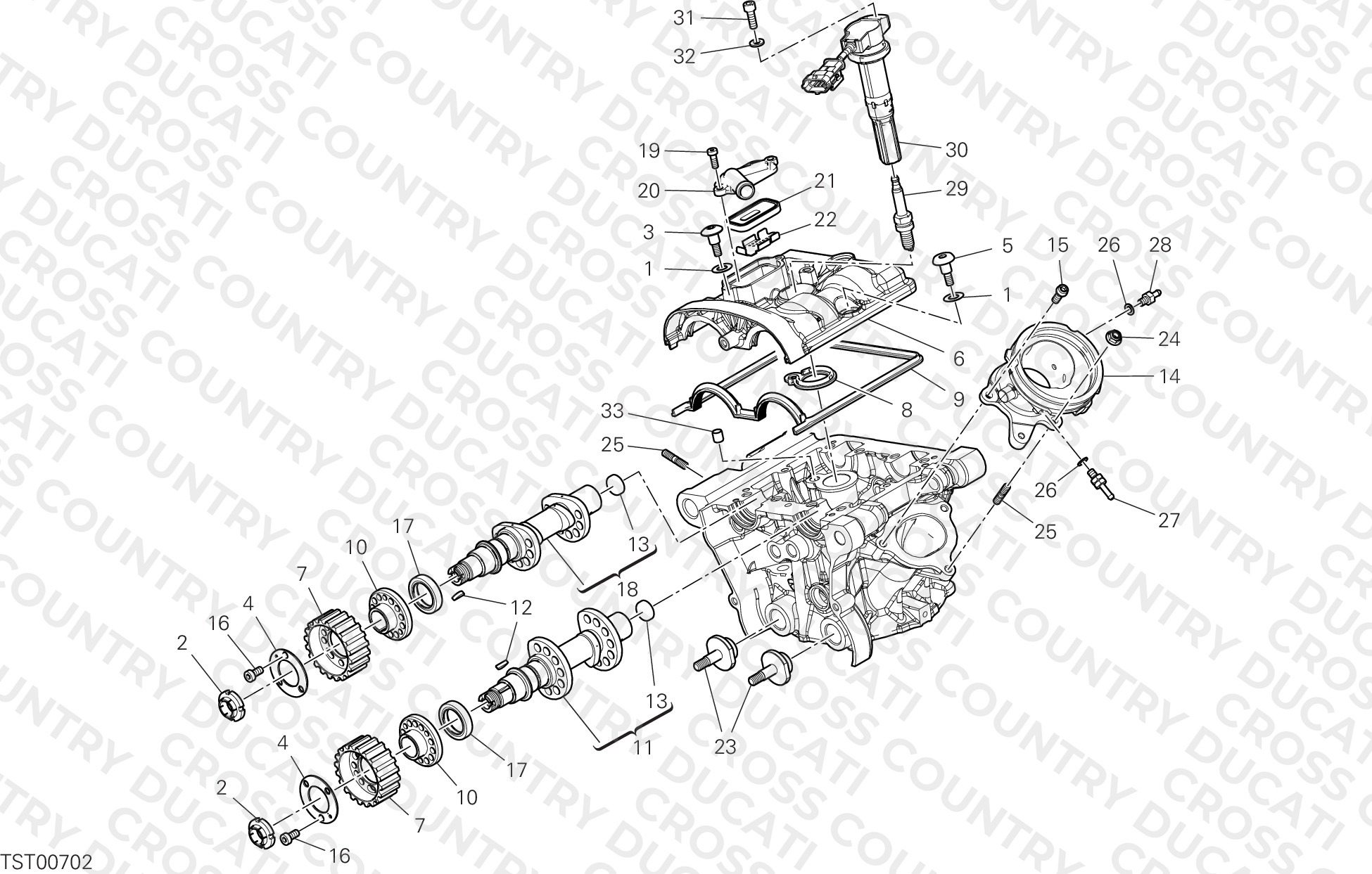 Vertical Cylinder Head - Timing