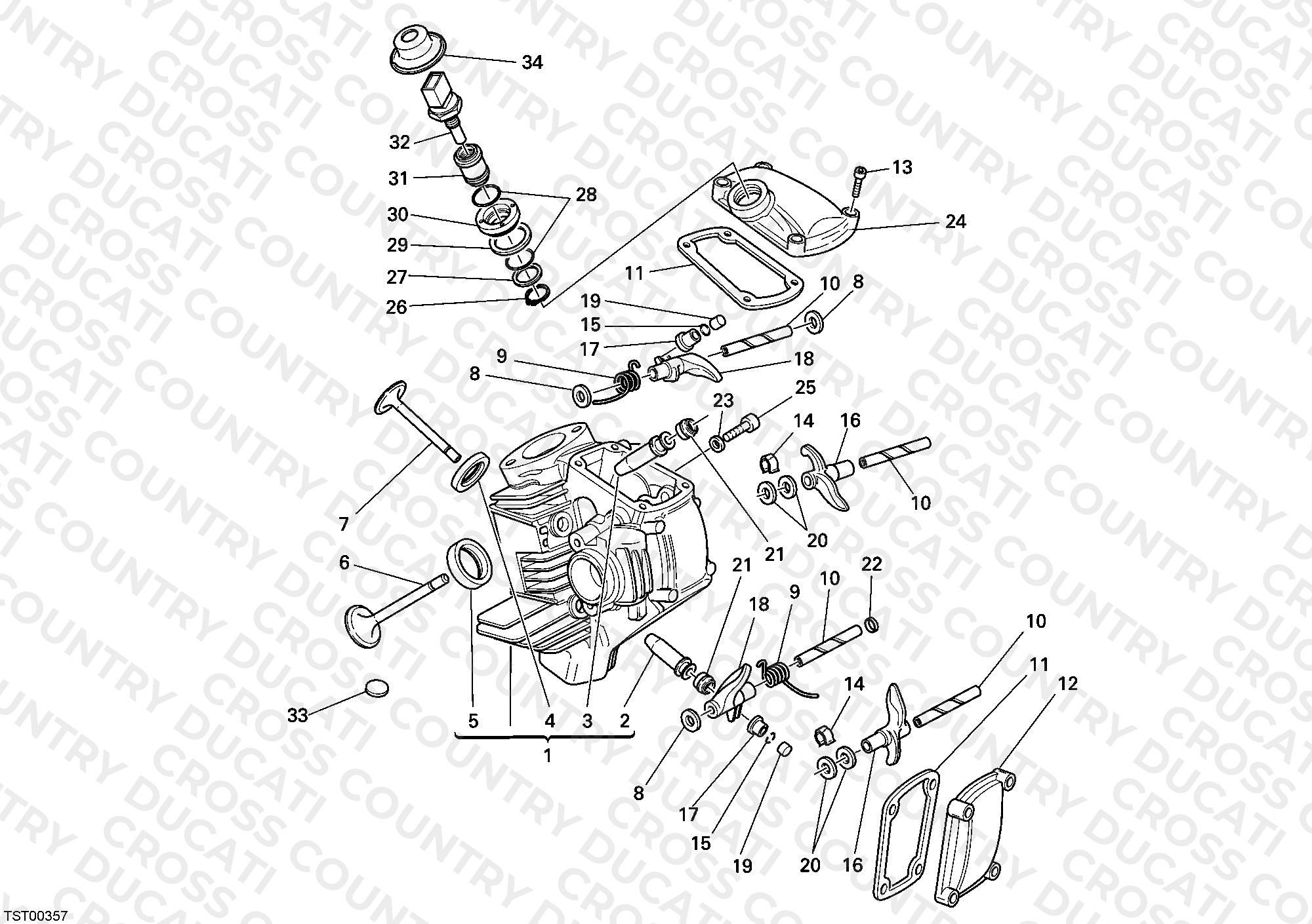 Horizontal Cylinder Head