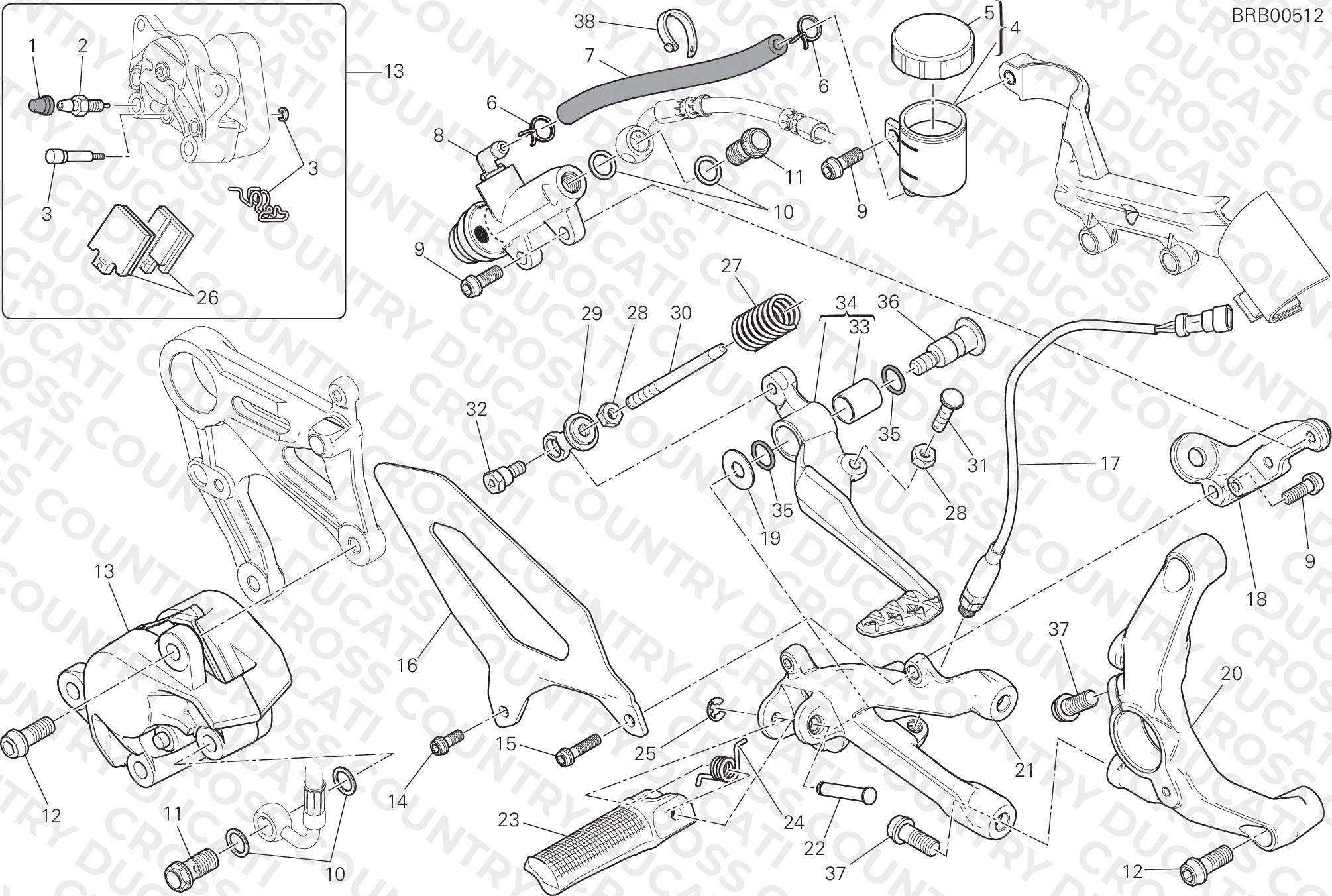 Rear Brake System