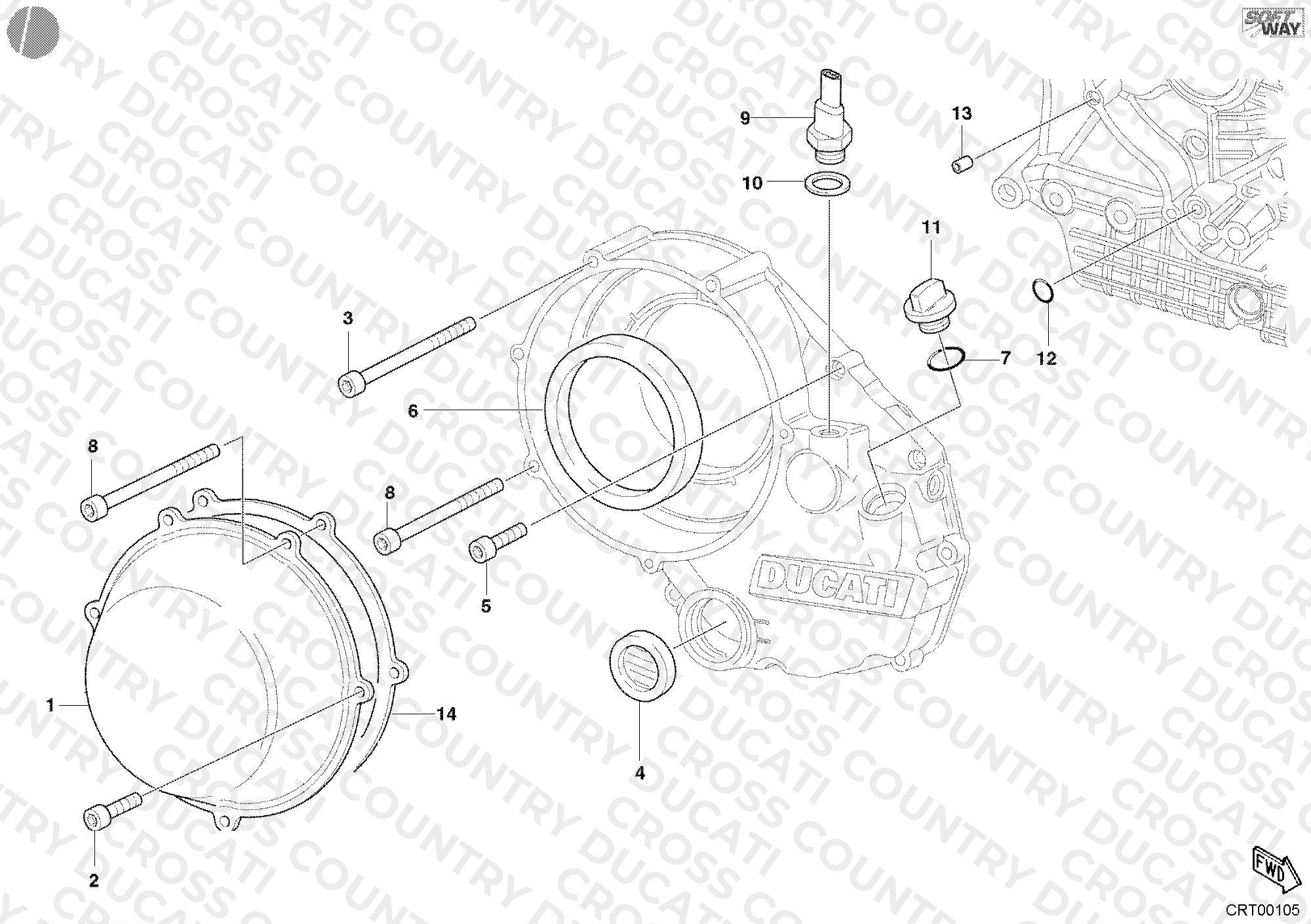 Clutch Cover, Outer