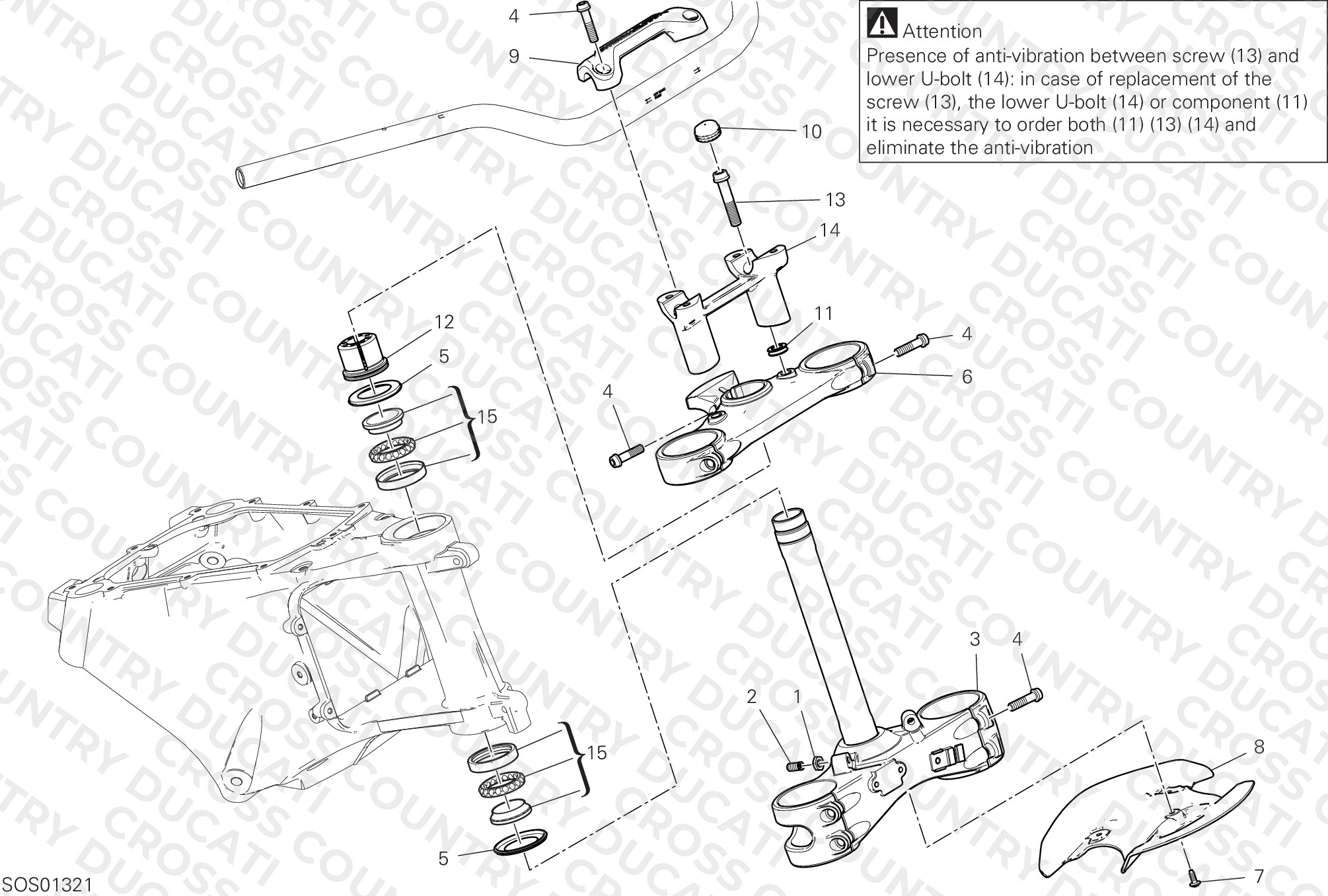 Steering Head Base Assembly