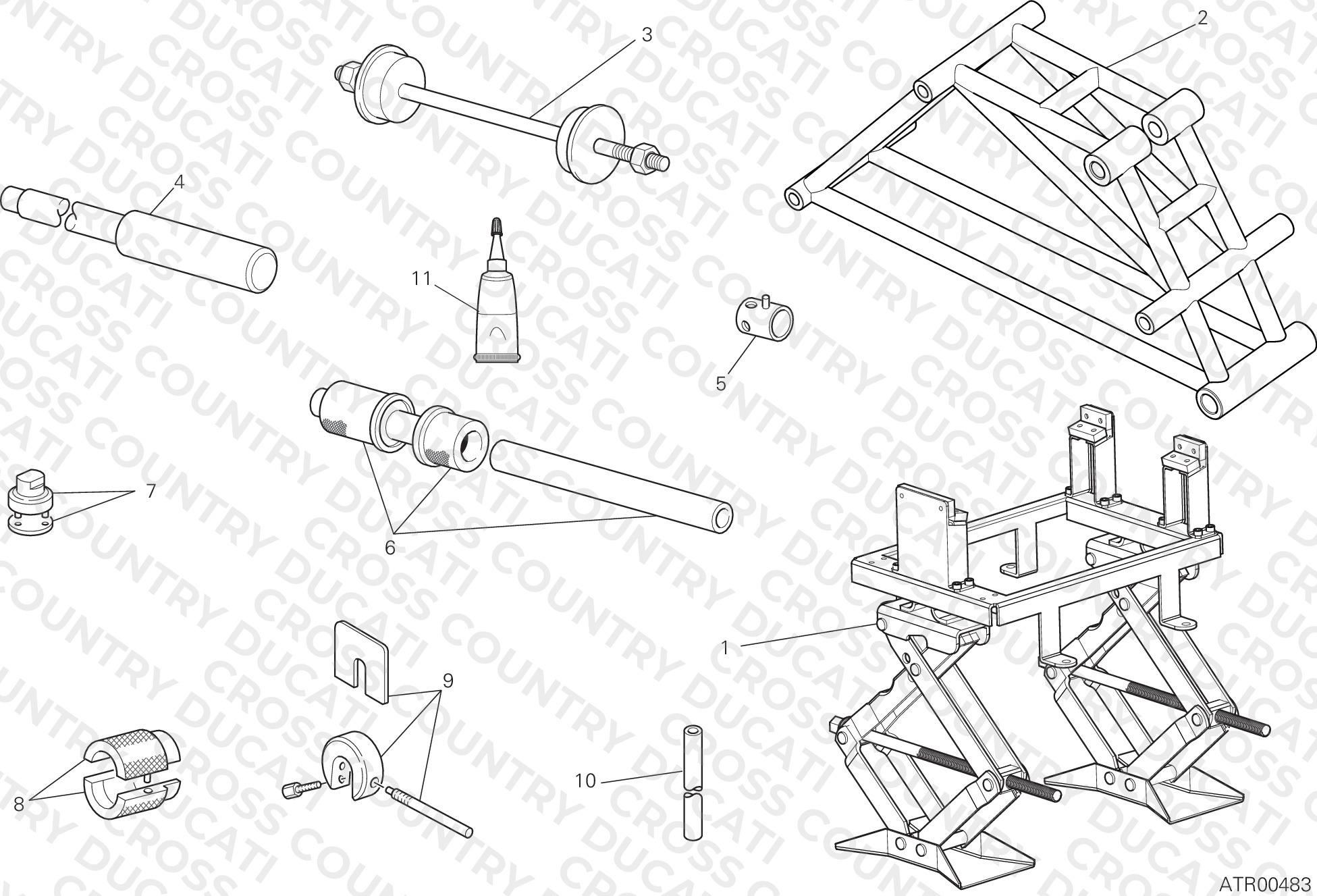 Workshop Service Tools, Frame