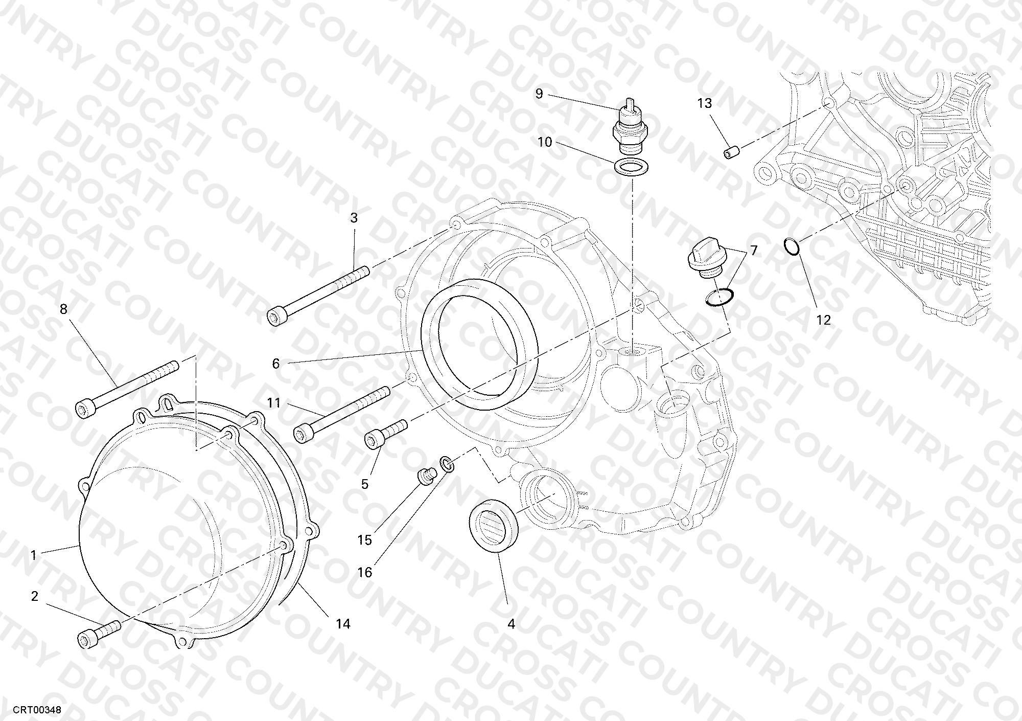 Clutch Cover, Outer