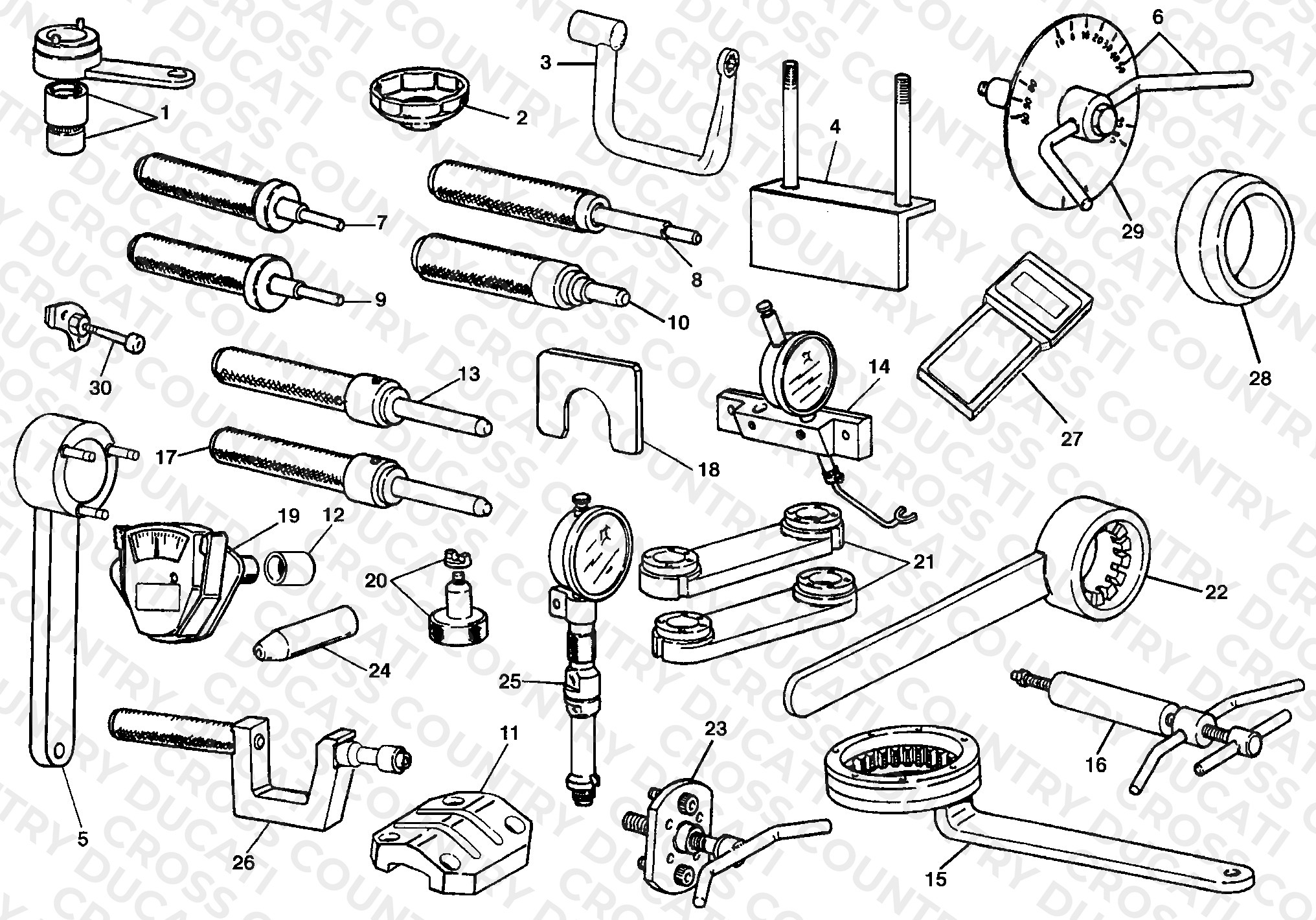 Workshop Service Tools, Engine