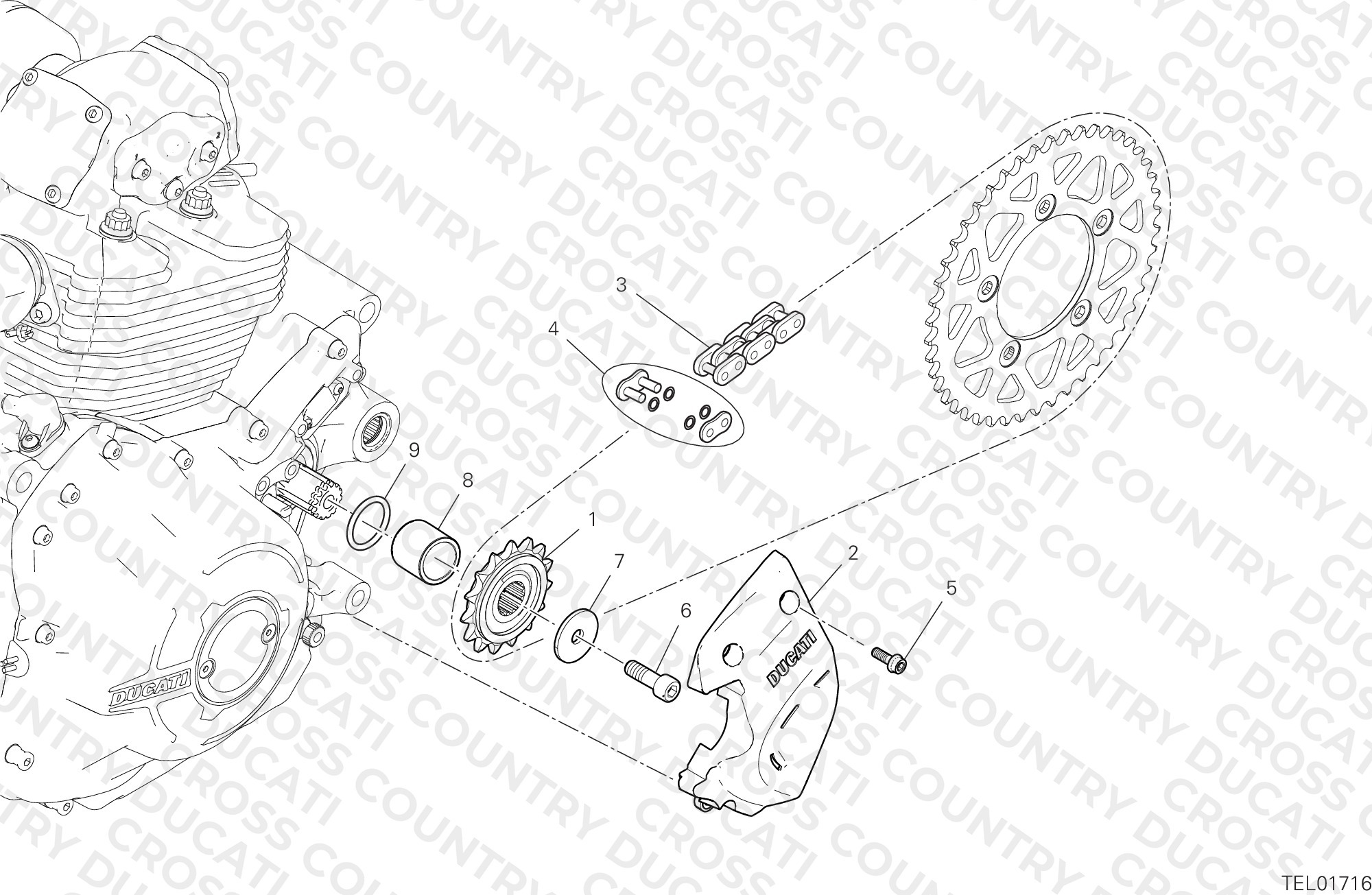 Front Sprocket - Chain