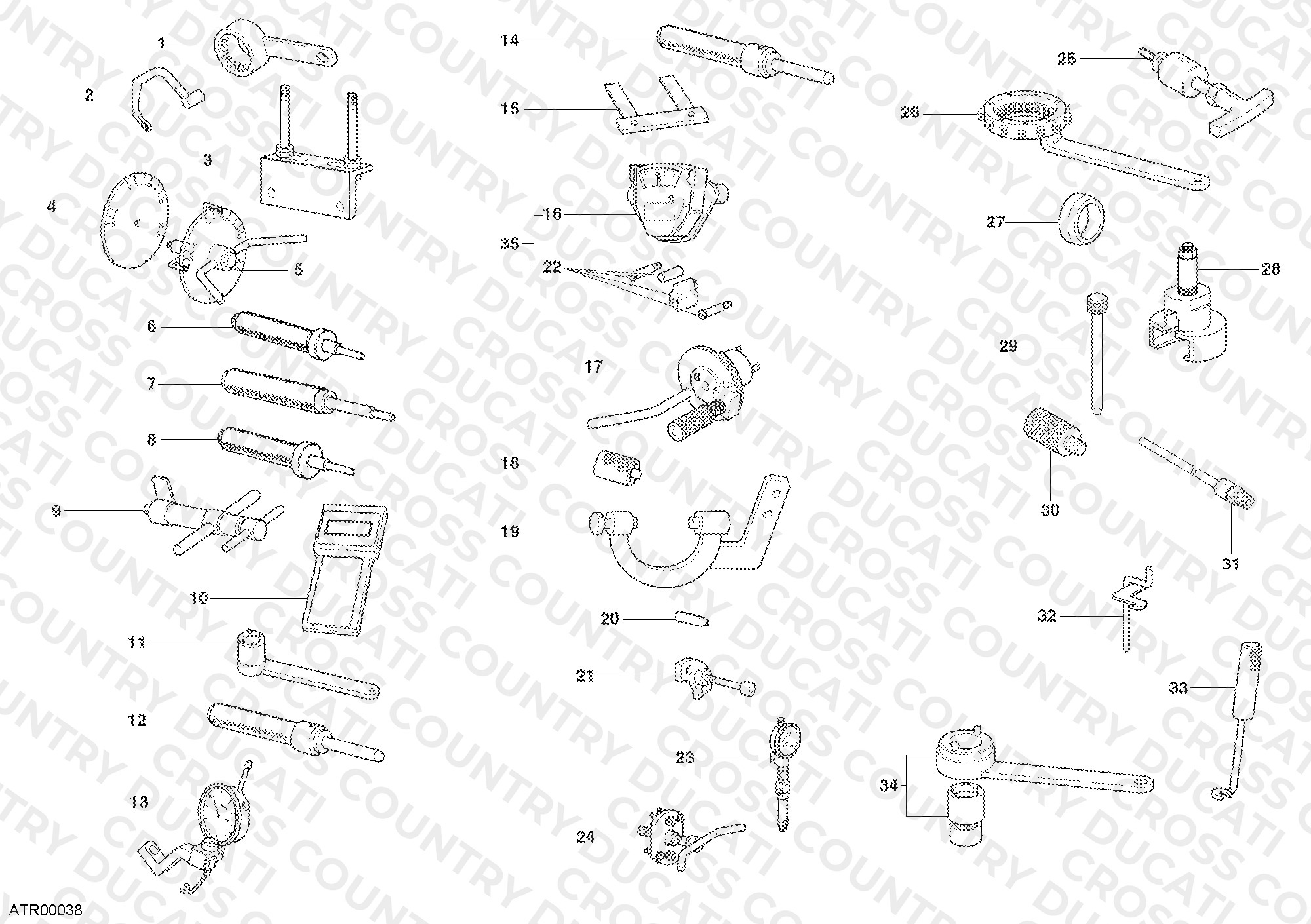 Workshop Service Tools, Engine