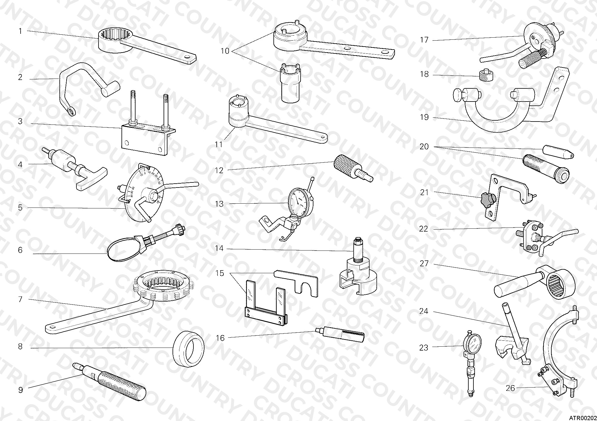 Workshop Service Tools, Engine