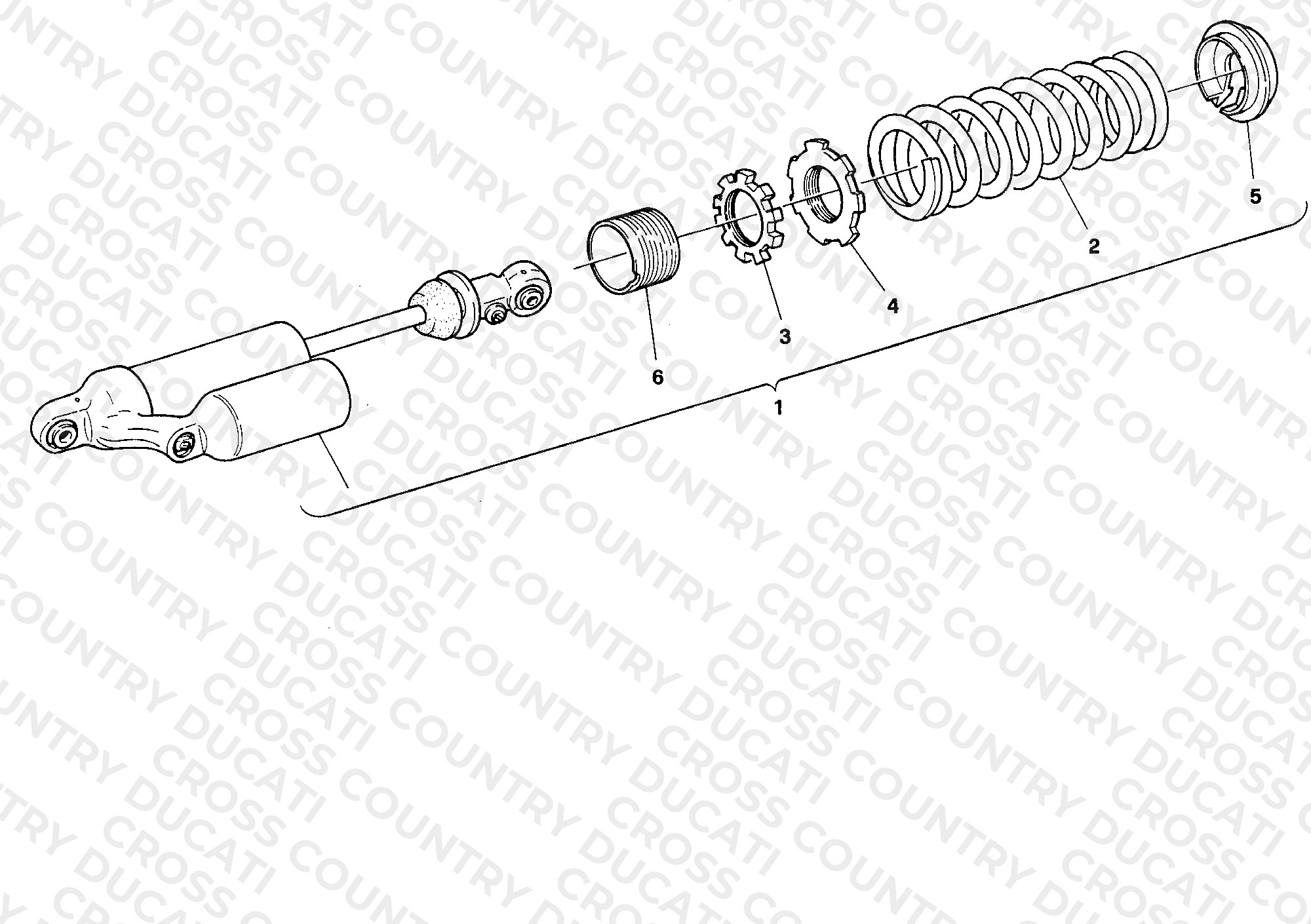 Rear Shock Absorber Showa