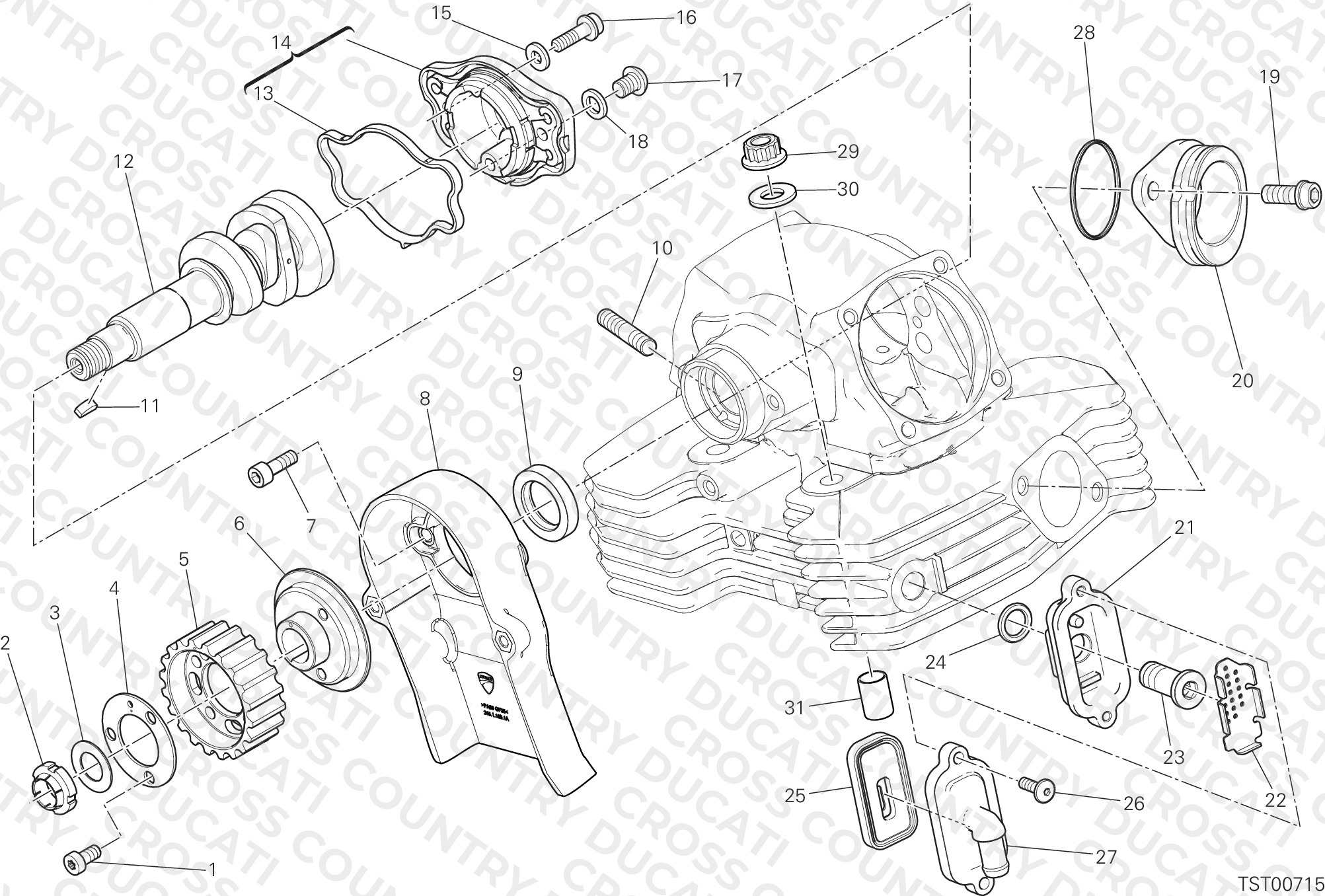 Vertical Cylinder Head - Timing