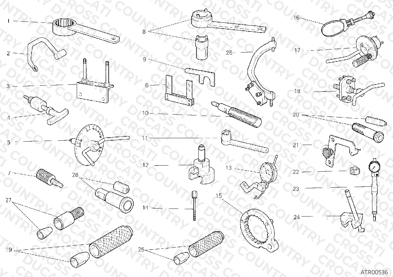 Workshop Service Tools, Engine