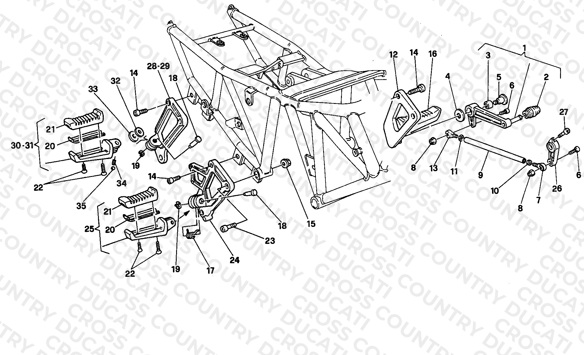 Footrest Fm 001364