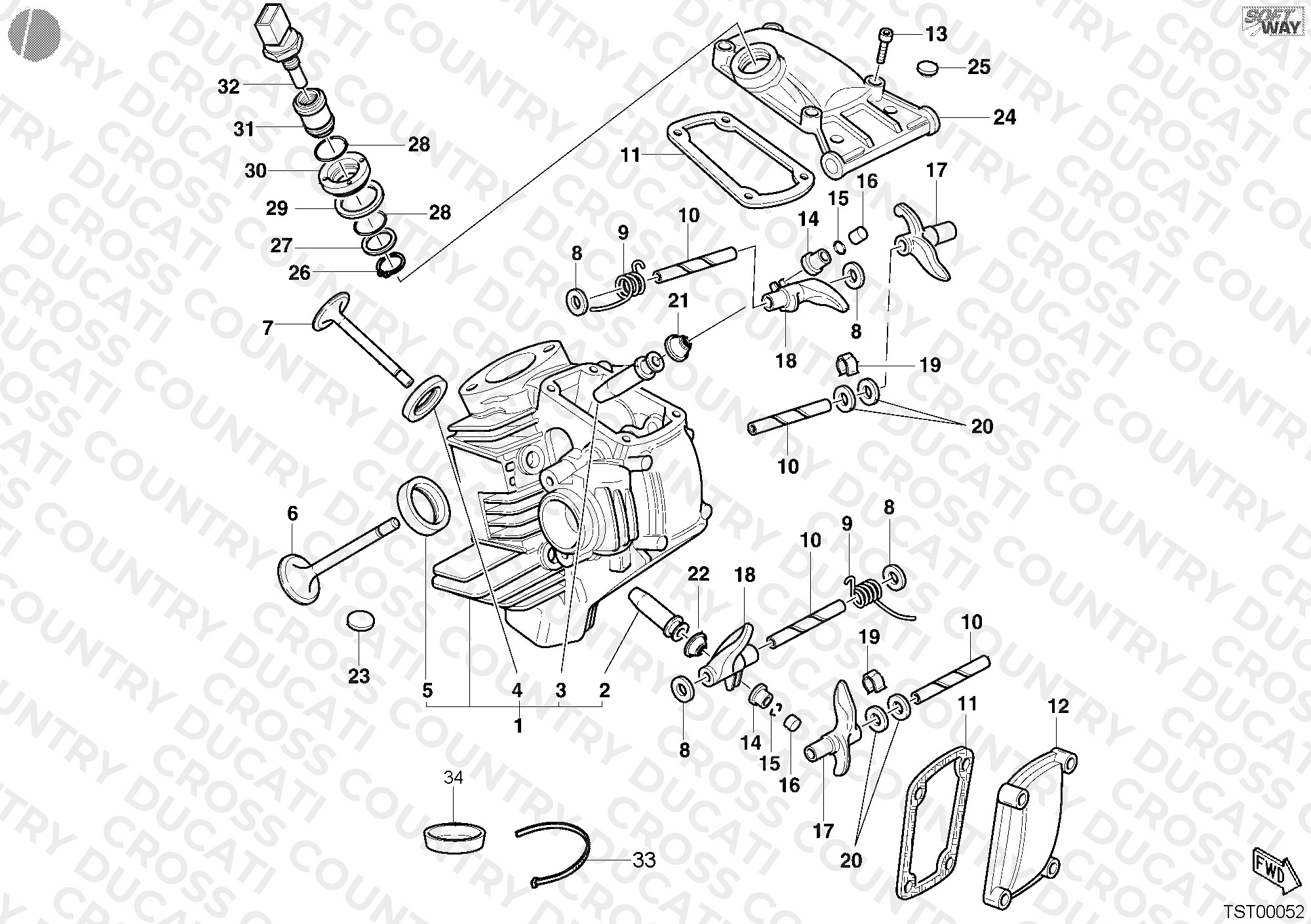 Horizontal Cylinder Head