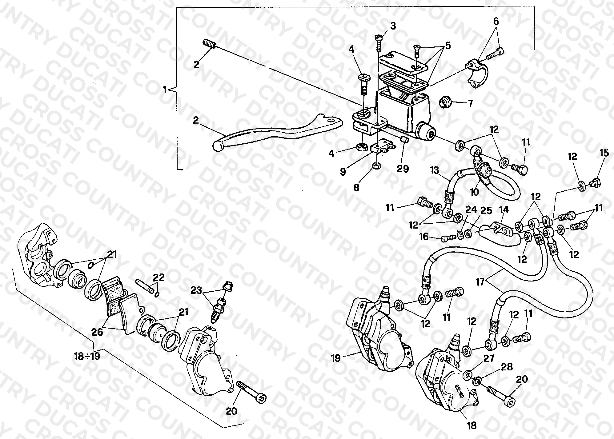 Front Brake System MY91