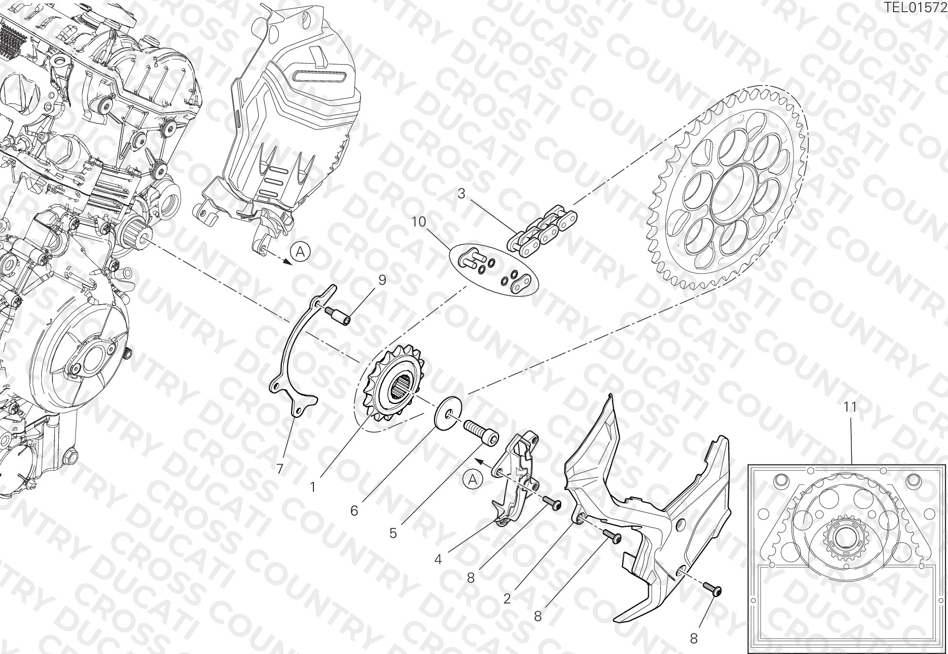 Front Sprocket - Chain