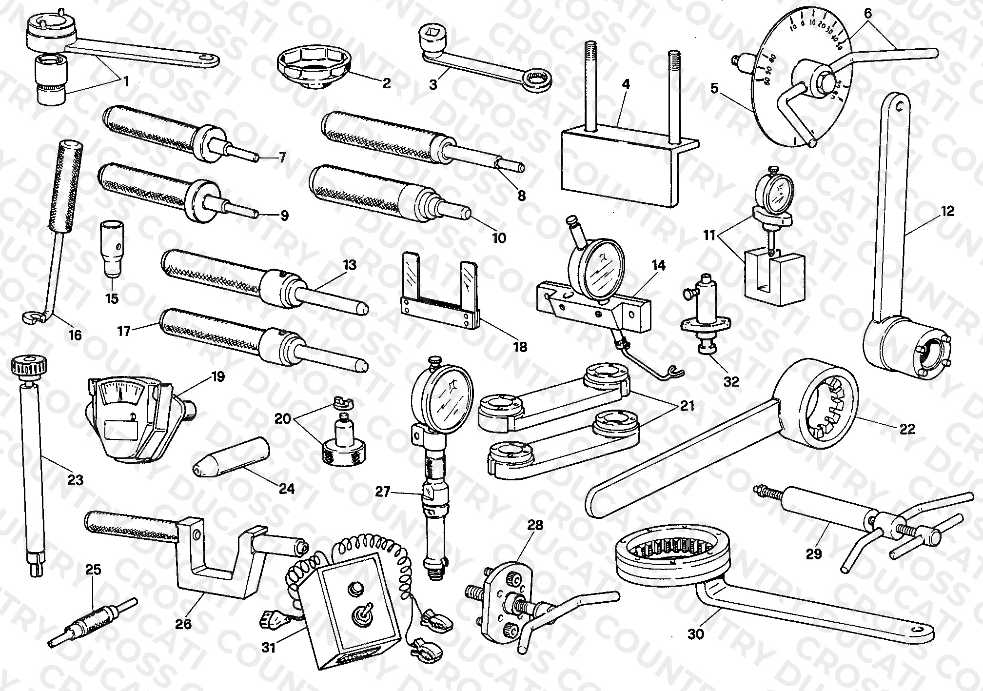 Workshop Service Tools, Engine
