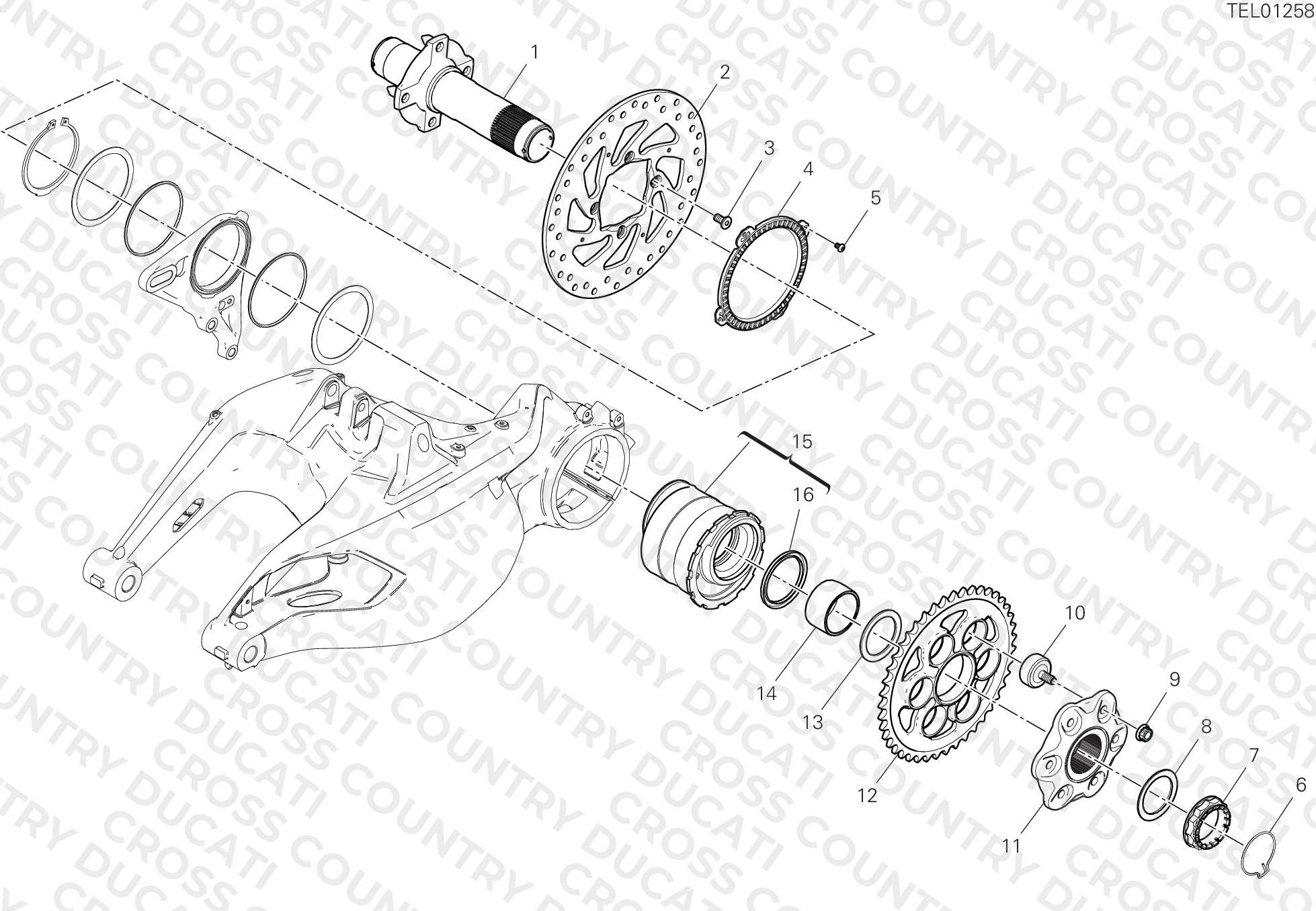 Rear Wheel Spindle