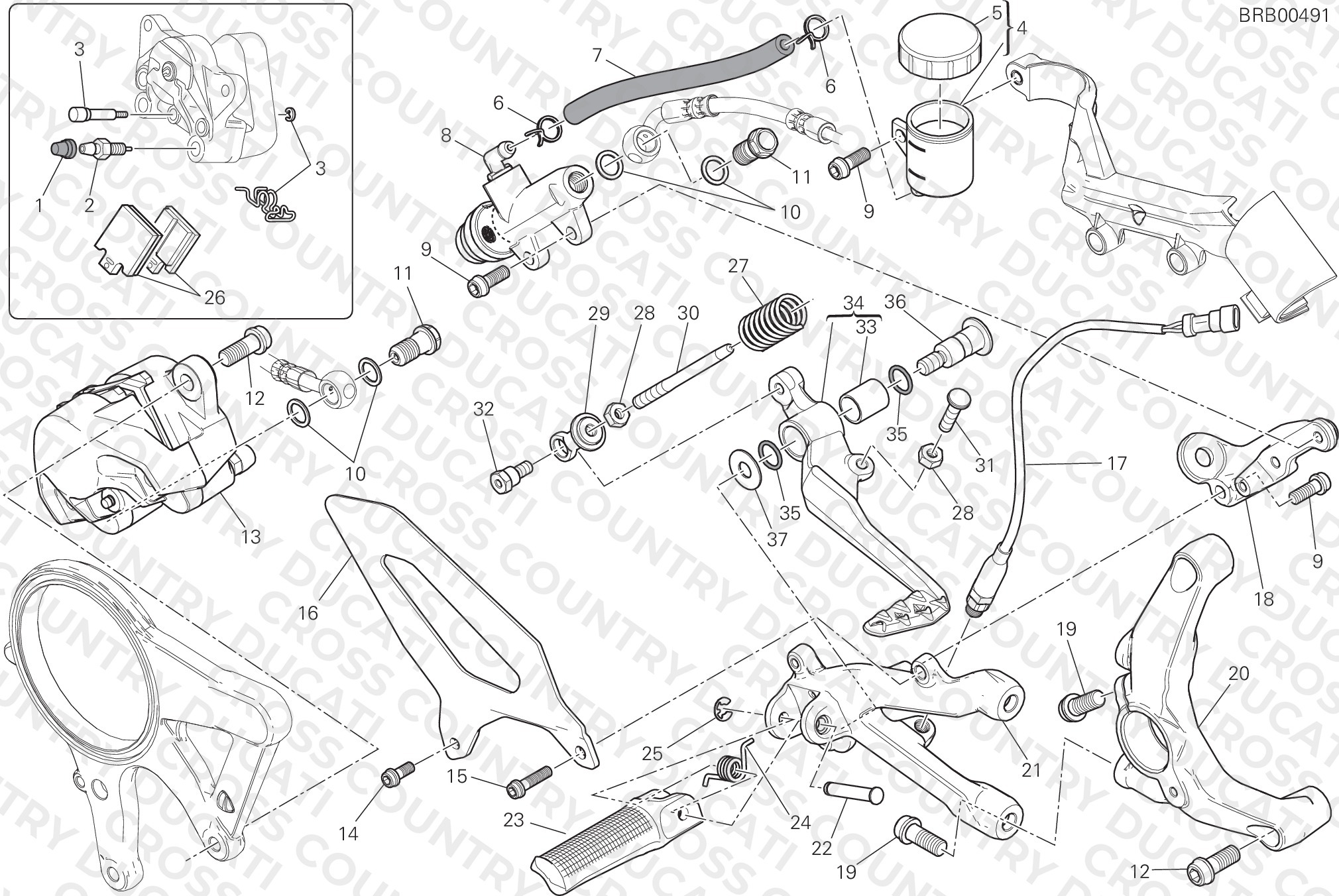 Rear Brake System