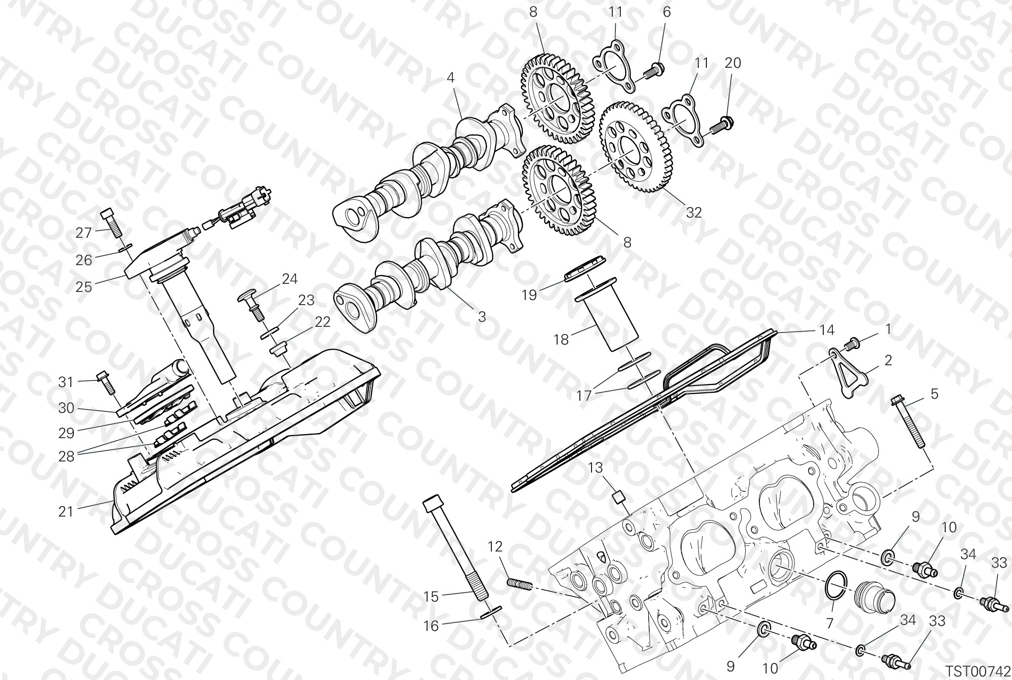 Rear Head - Timing System