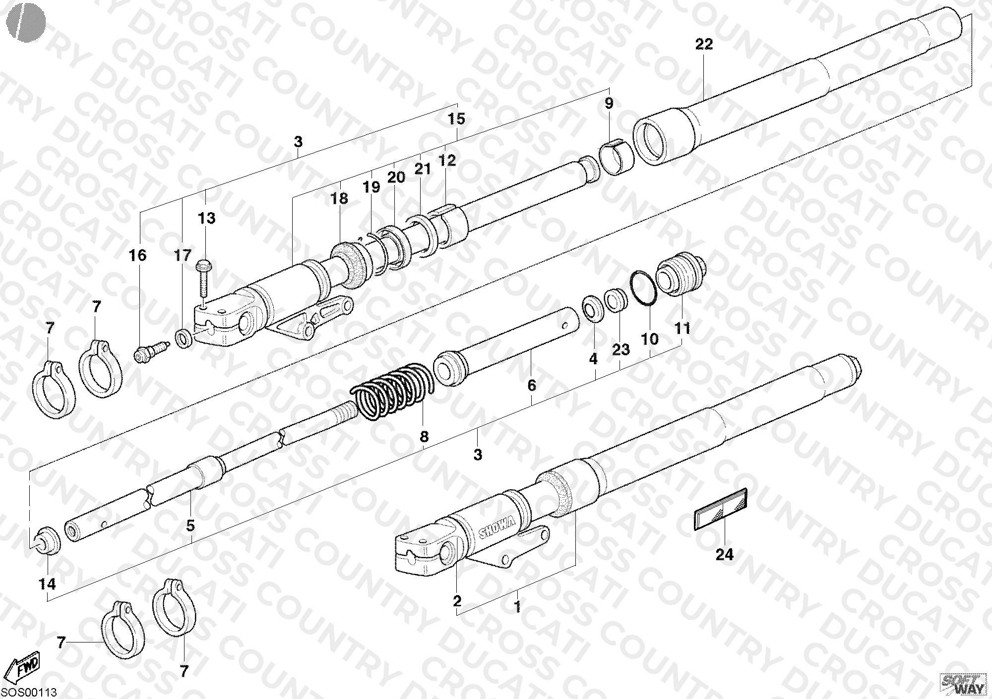 Front Fork Dark