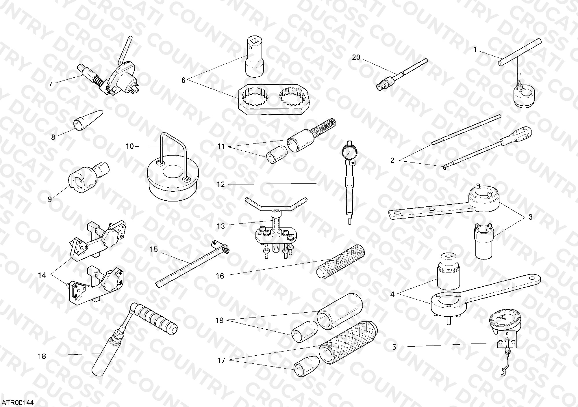 Workshop Service Tools, Engine Ii