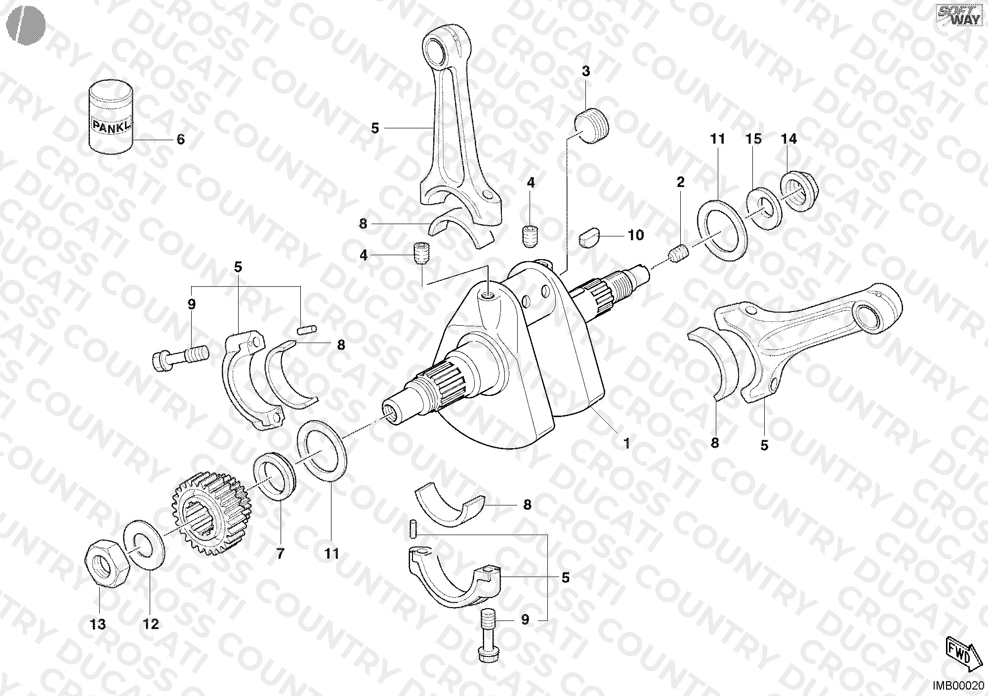 Crankshaft 998S
