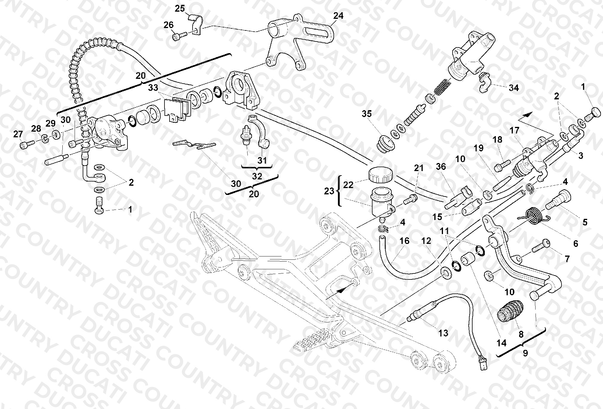 Rear Brake System