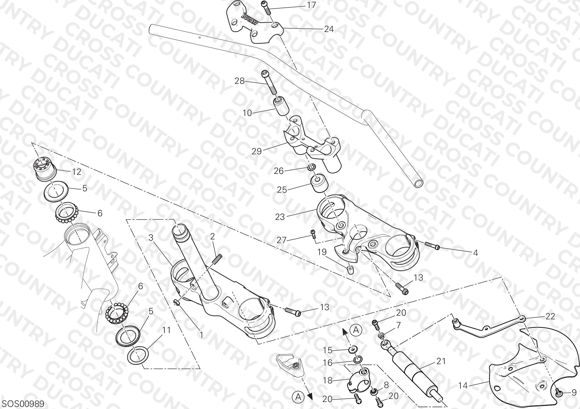 Steering Head Base Assembly