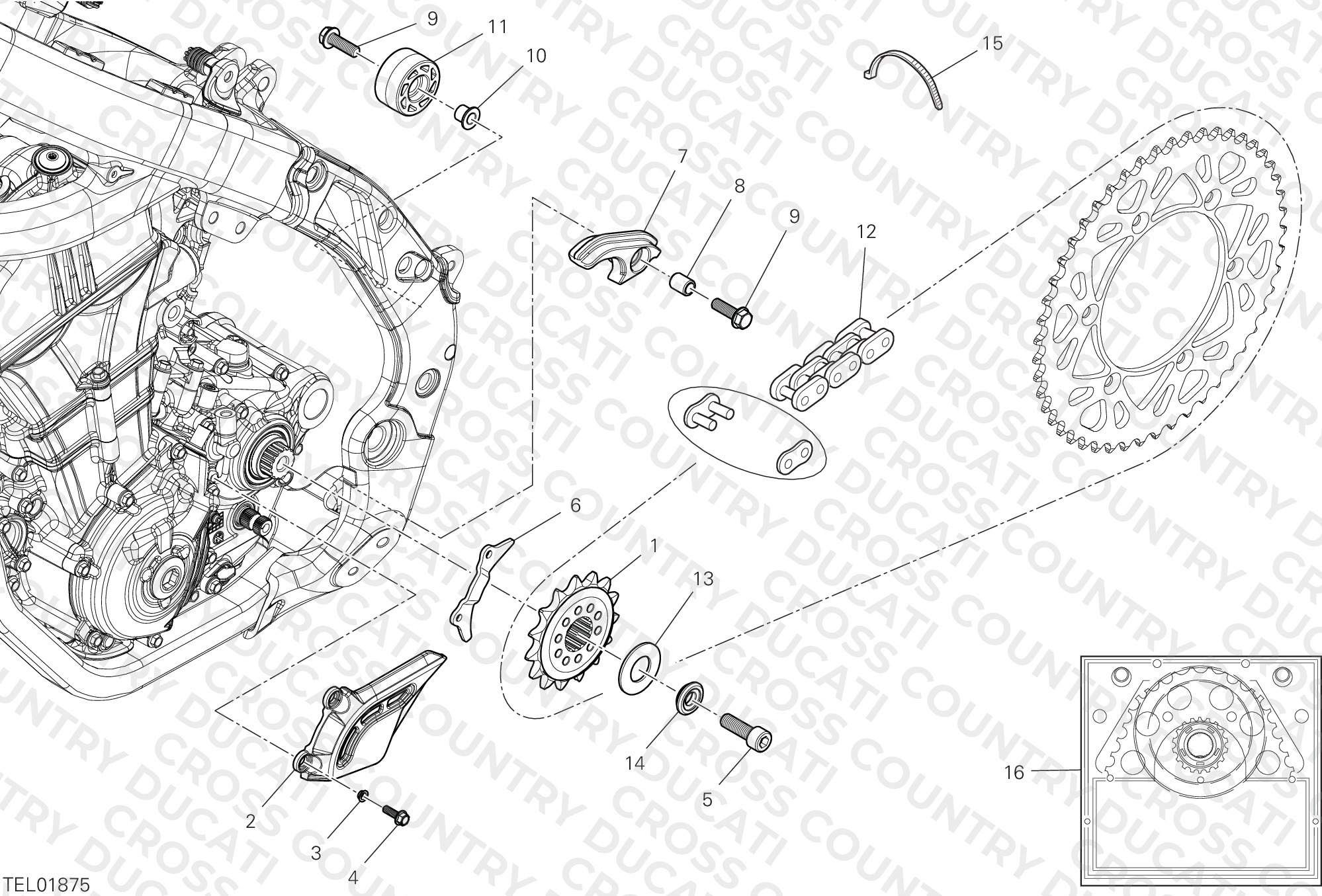 Front Sprocket - Chain