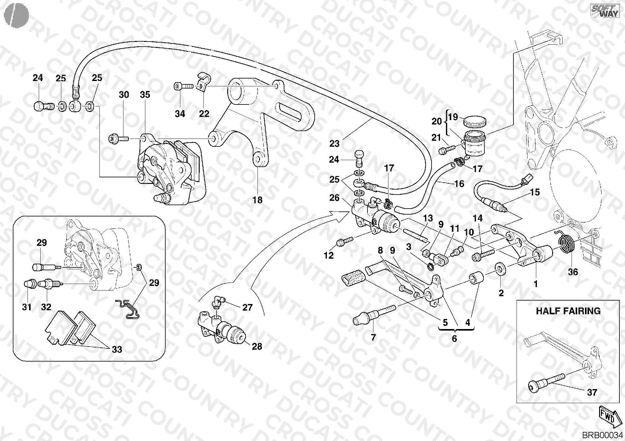 Rear Brake System