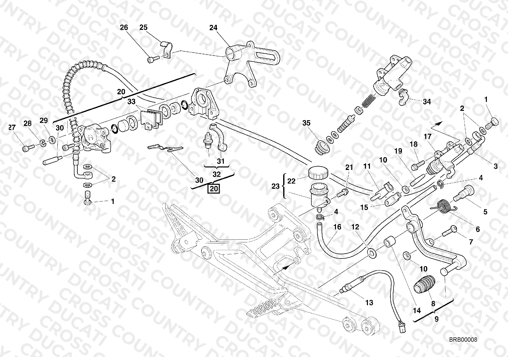 Rear Brake System