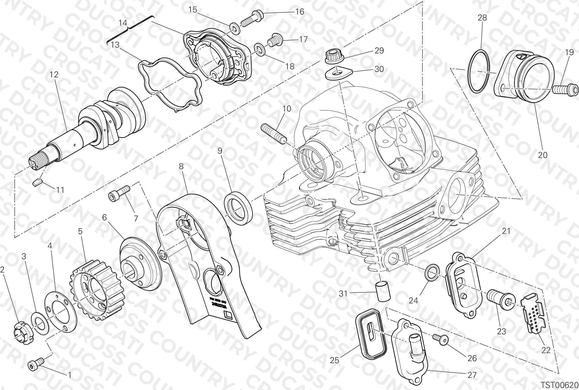 Vertical Cylinder Head - Timing