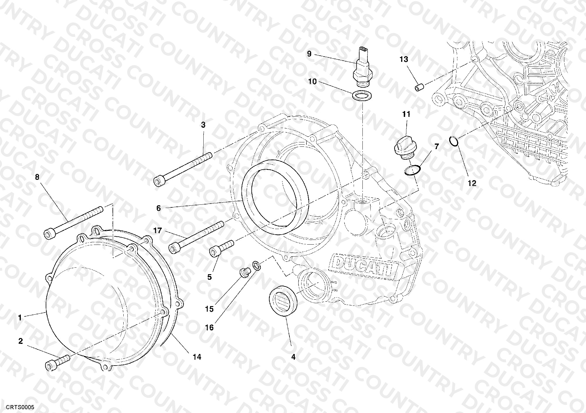 Clutch Cover, Outer