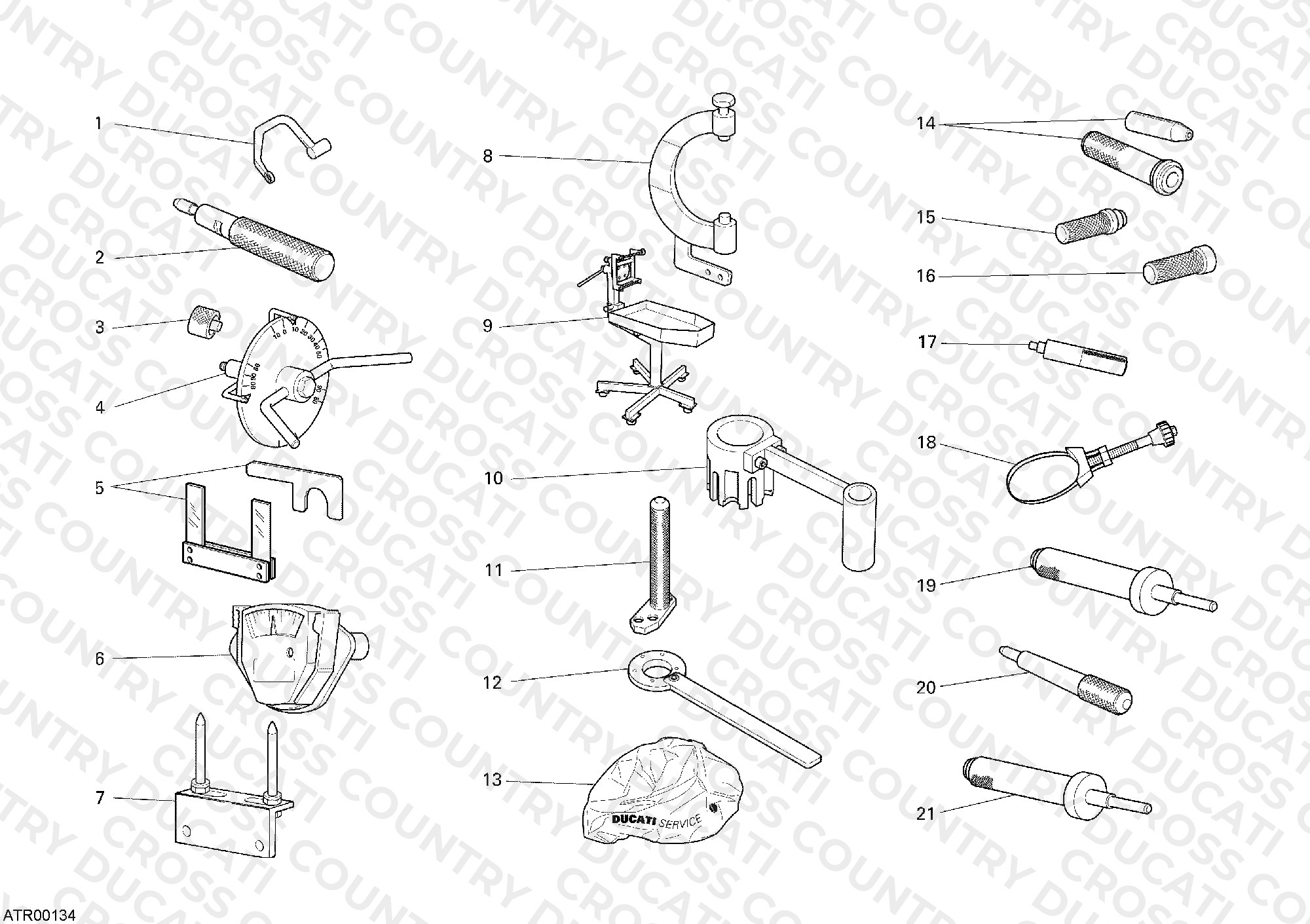 Workshop Service Tools, Engine I