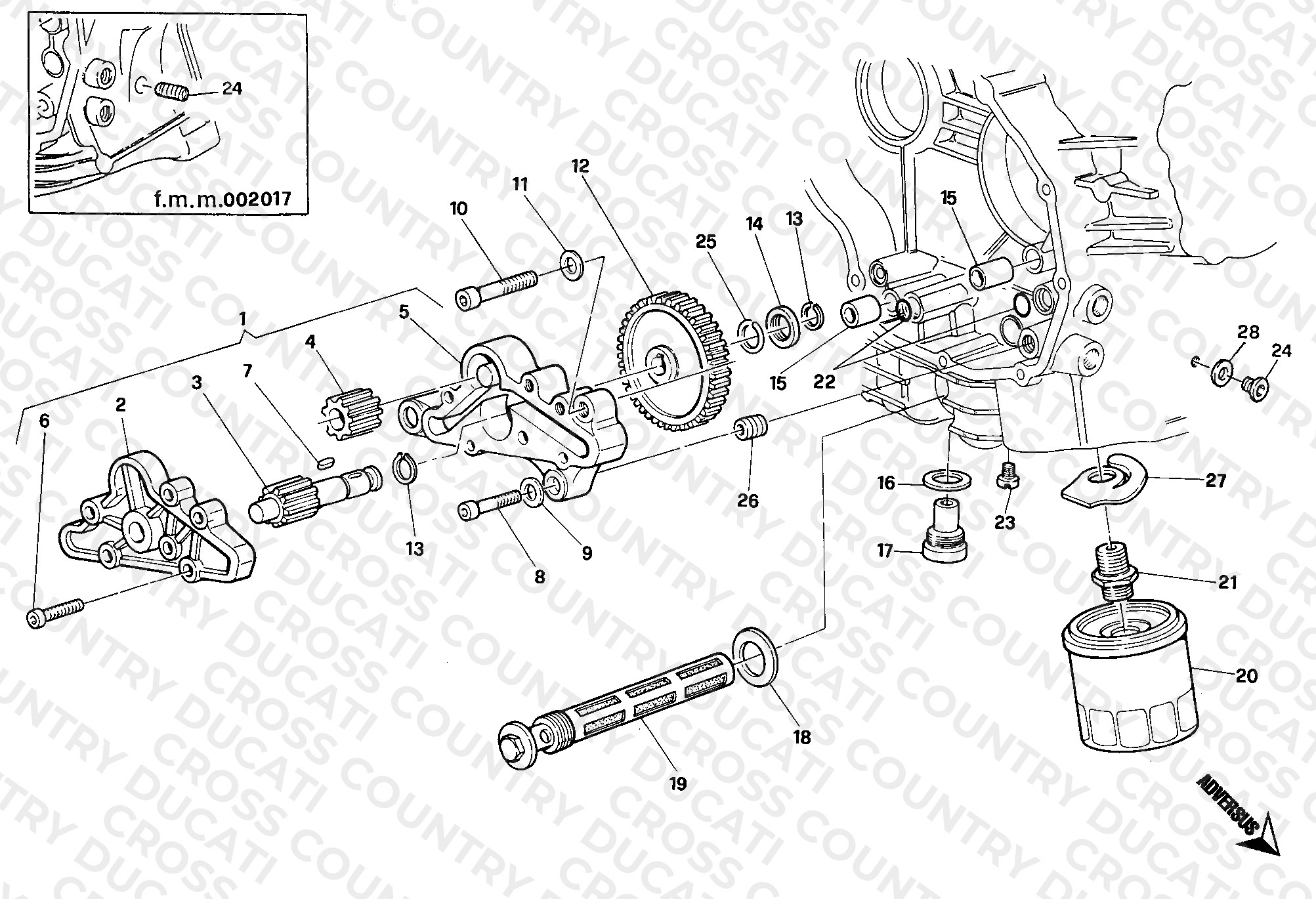 Oil Pump - Filter Sp