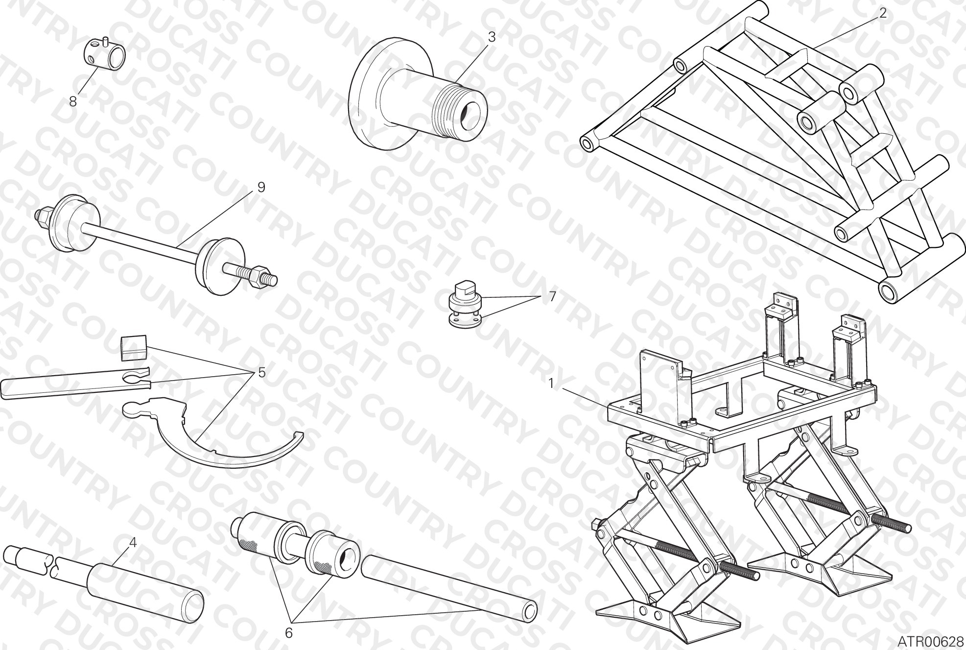 Workshop Service Tools, Frame