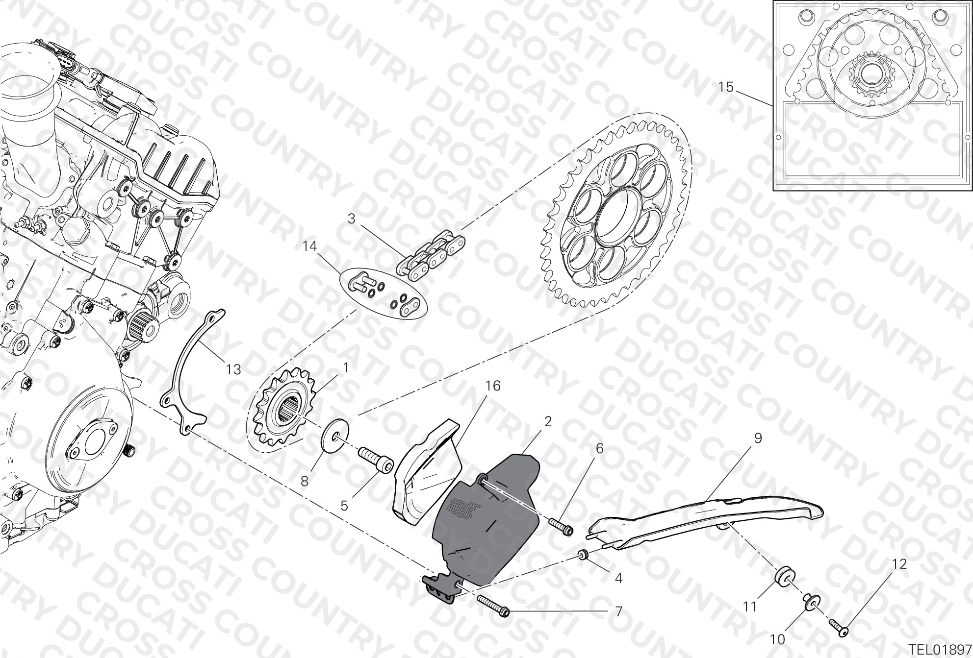 Front Sprocket - Chain