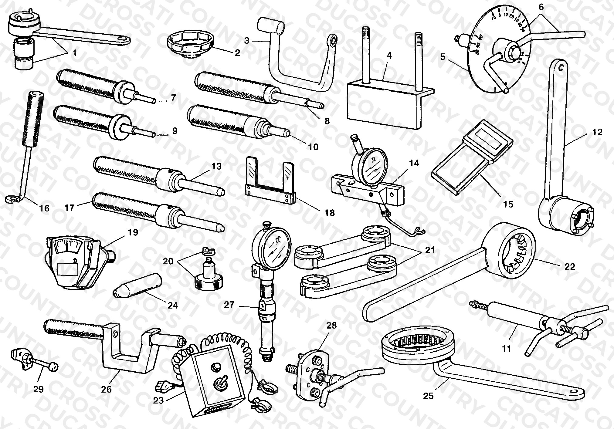 Workshop Service Tools, Engine