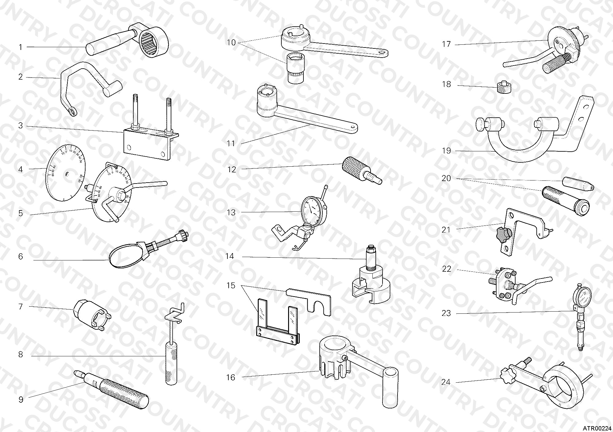 Workshop Service Tools, Engine