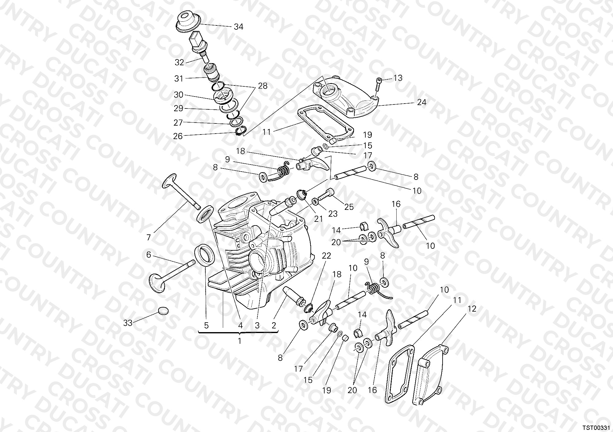 Horizontal Cylinder Head