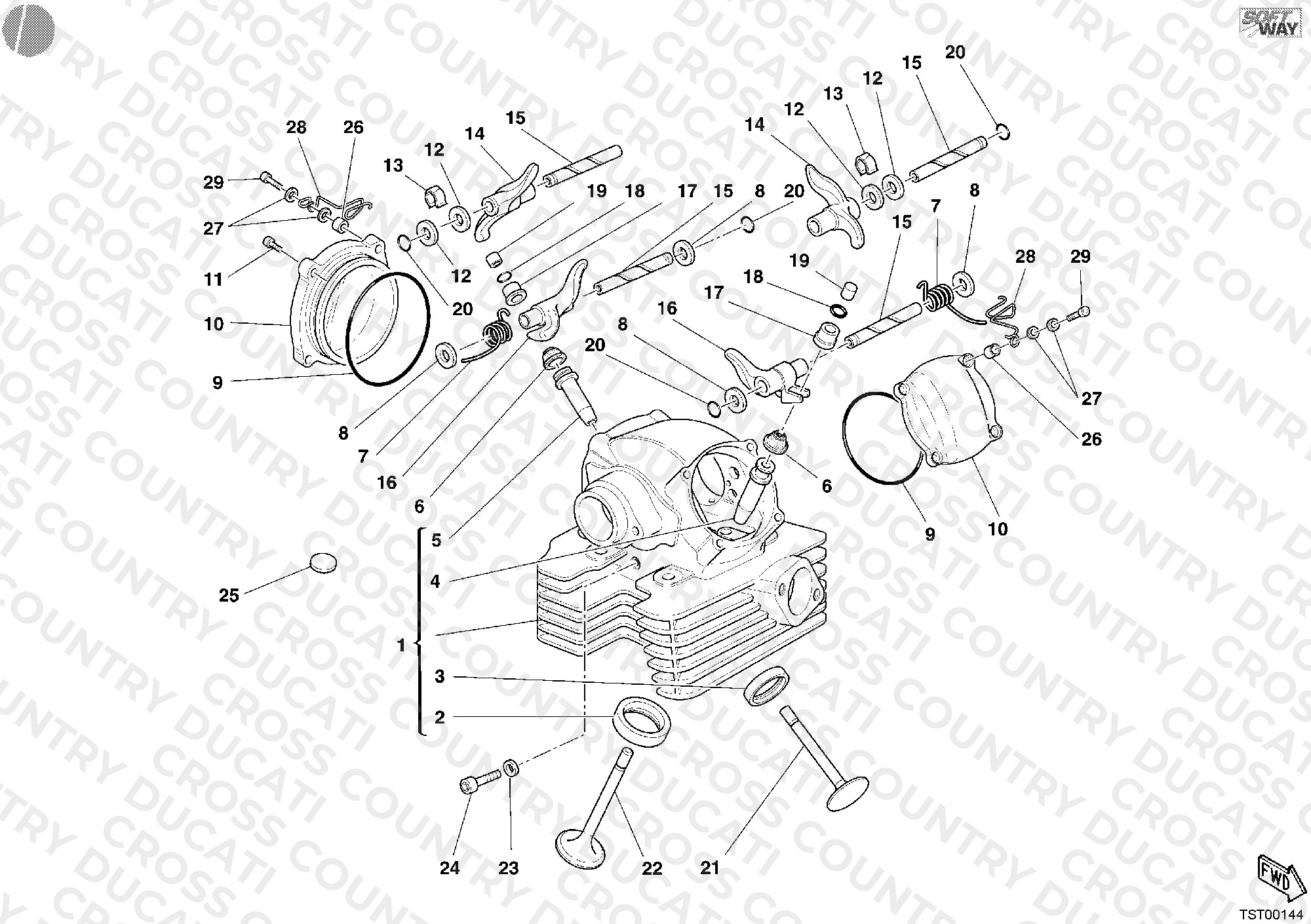 Vertical Cylinder Head