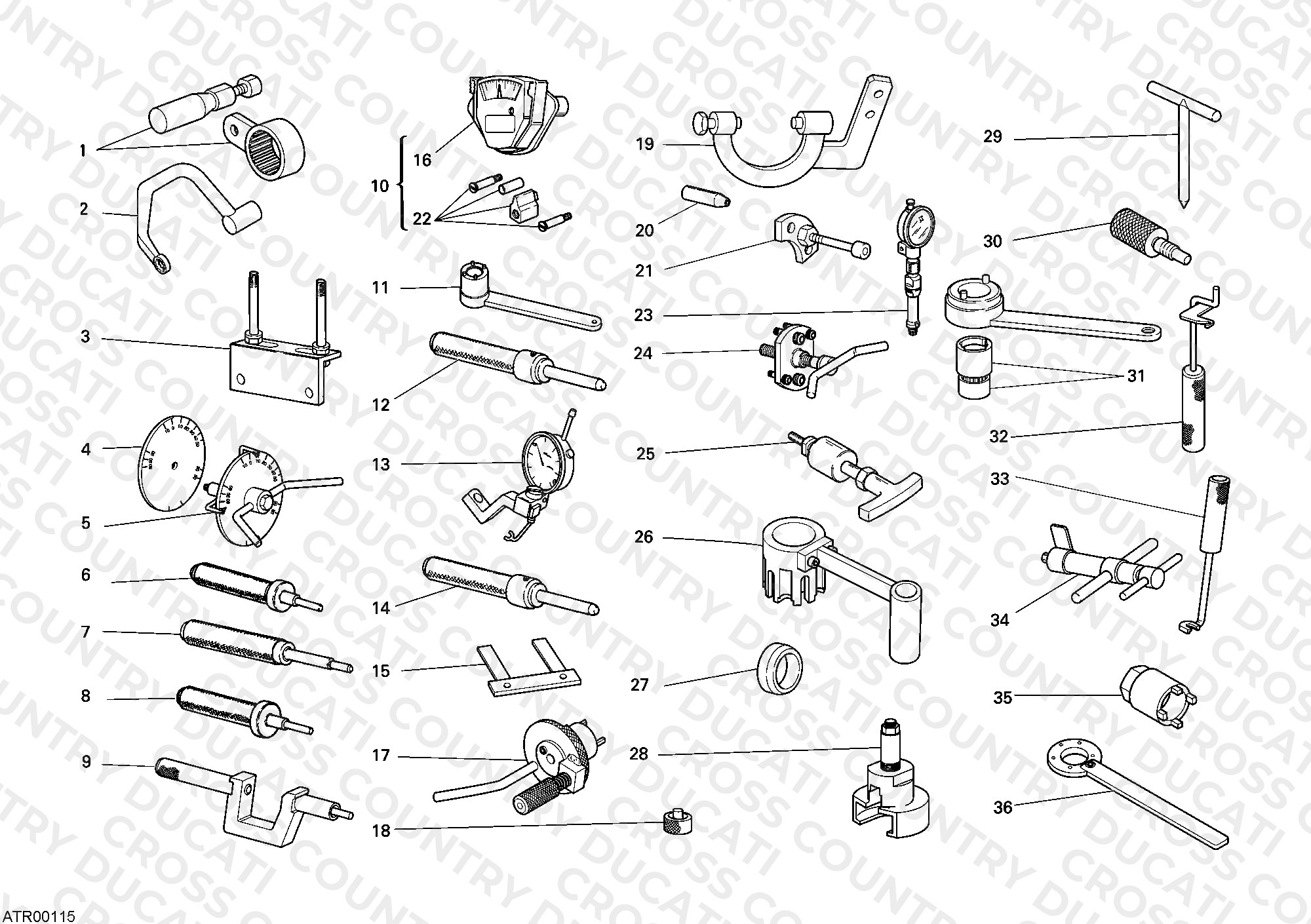 Workshop Service Tools, Engine