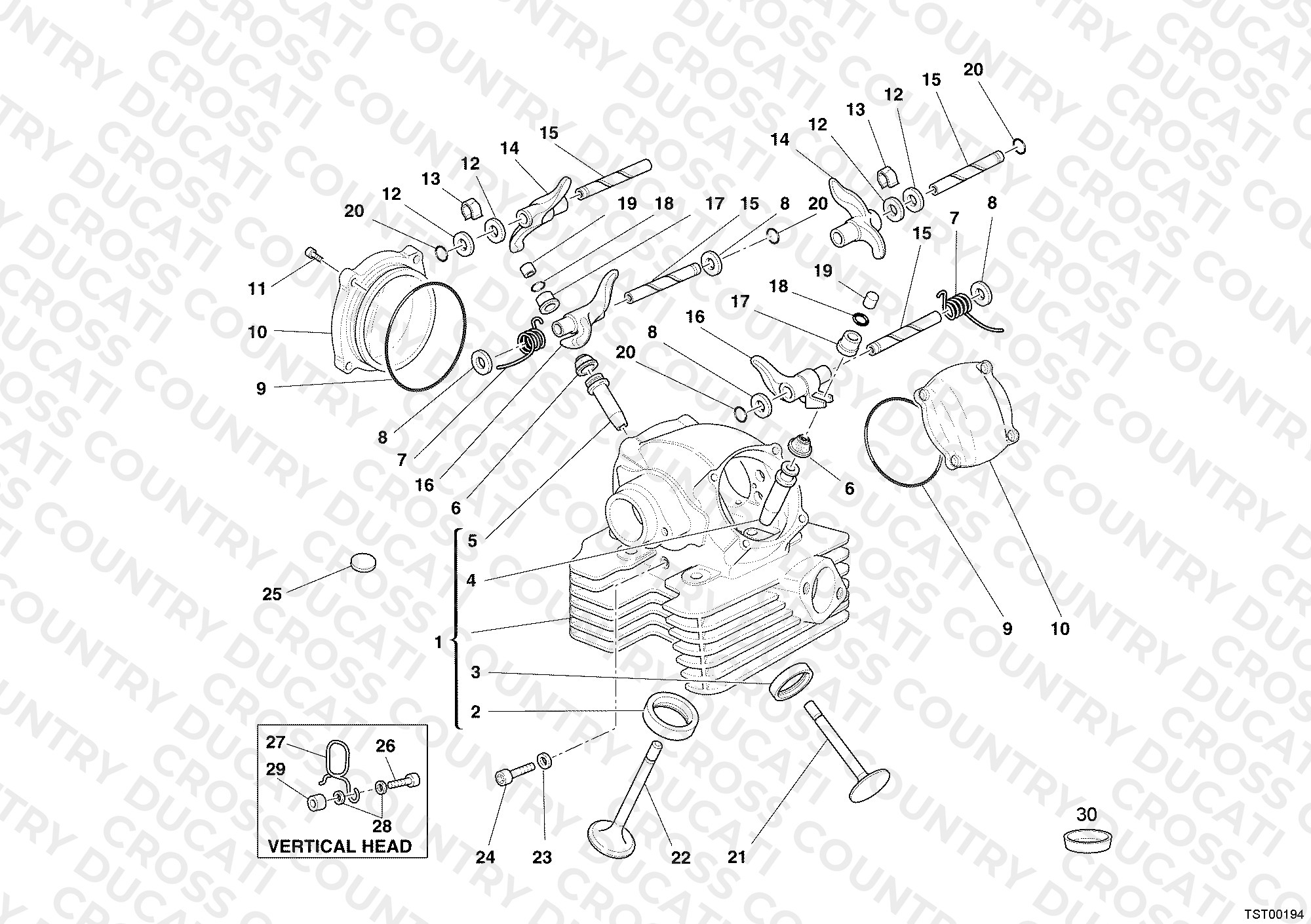 Vertical Cylinder Head