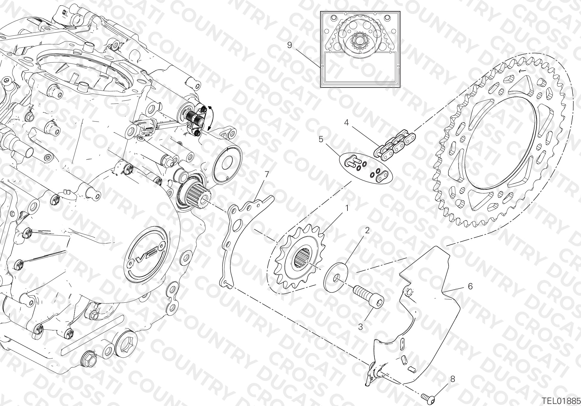 Front Sprocket - Chain