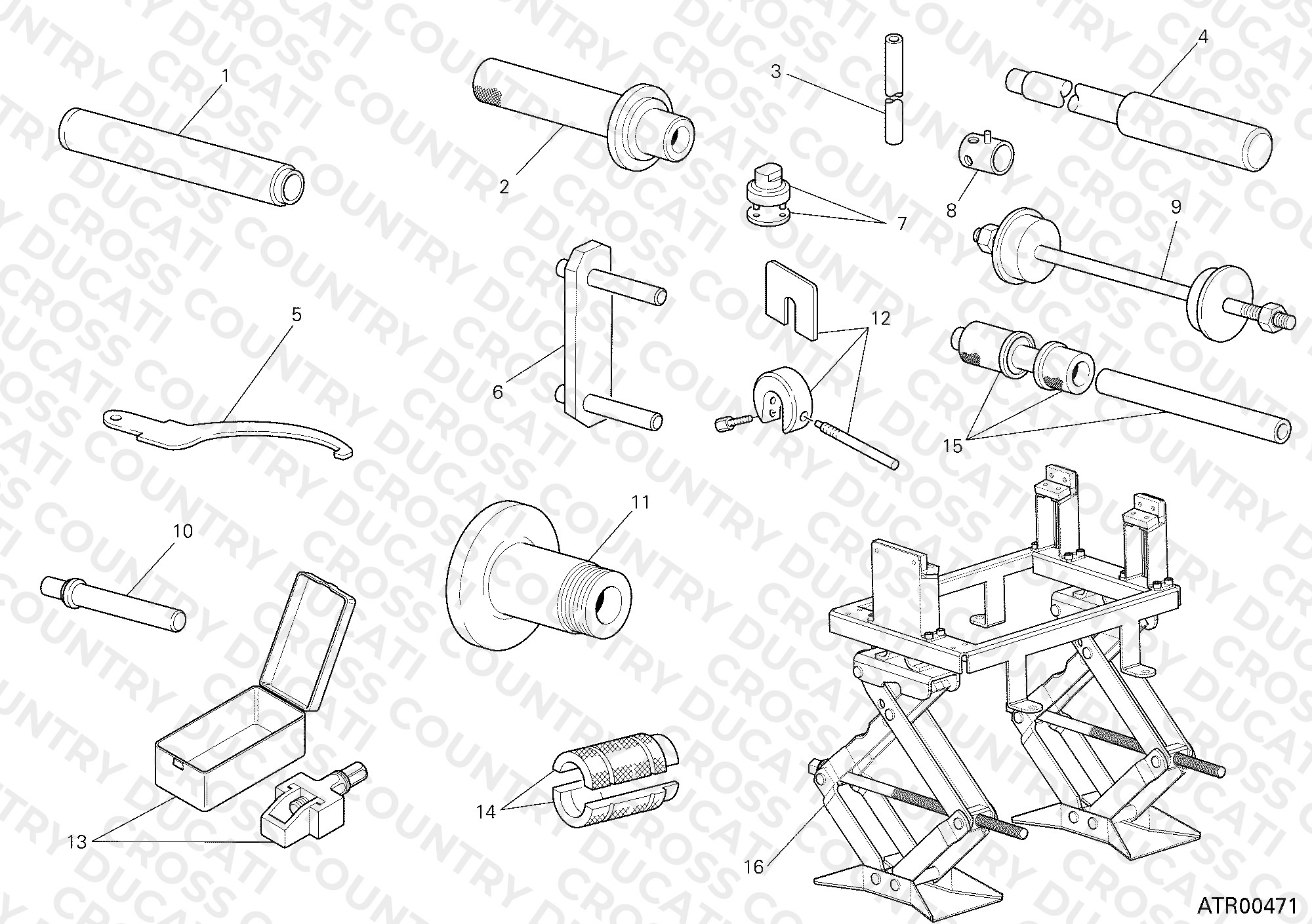 Workshop Service Tools, Frame