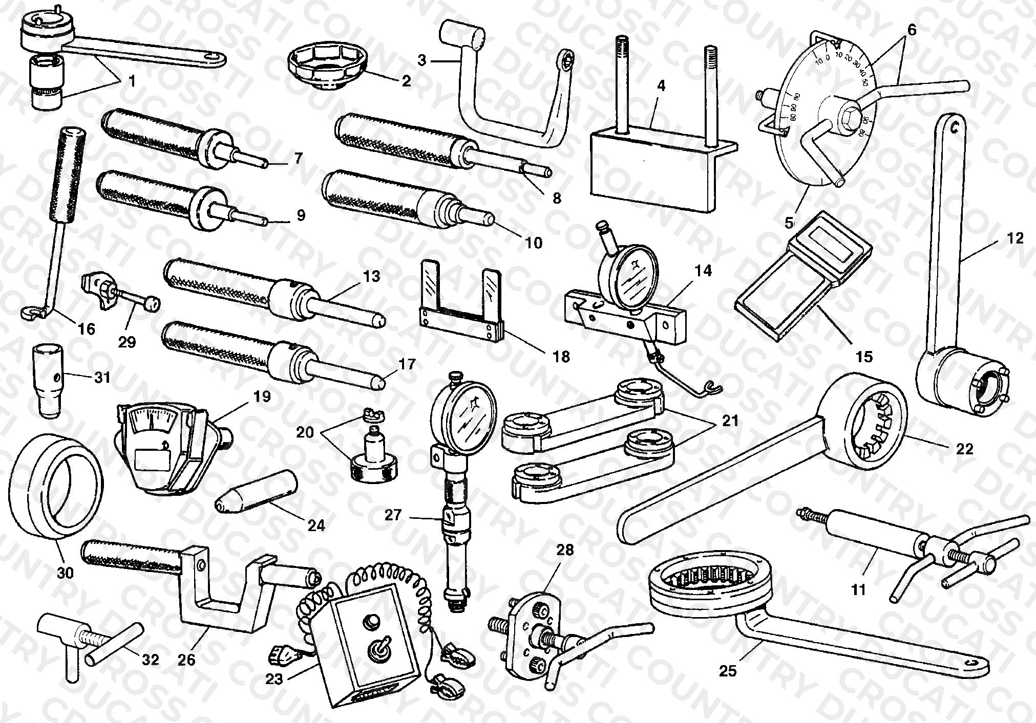 Workshop Service Tools, Engine
